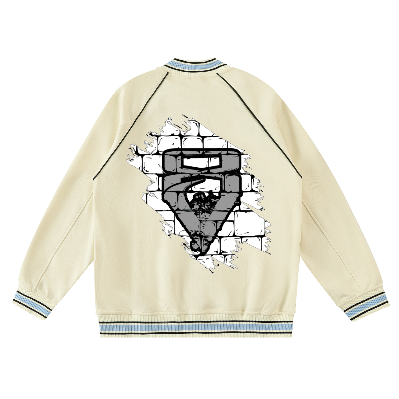 Vijiriti 8 Trim Raglan Varsity Jacket