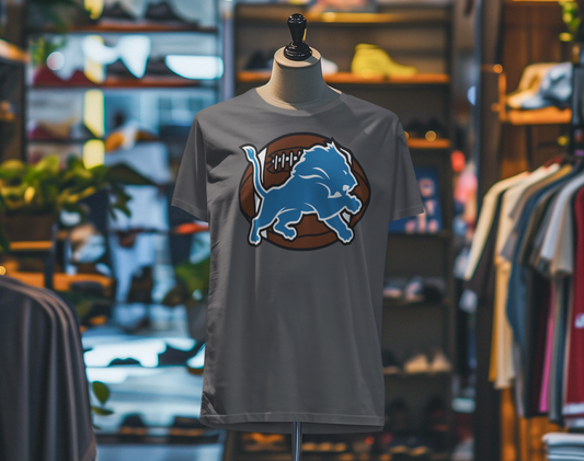 Football Lion Fan Unisex T-Shirt, Game Day Apparel,  NFL Gift, Goff 16 Shirt