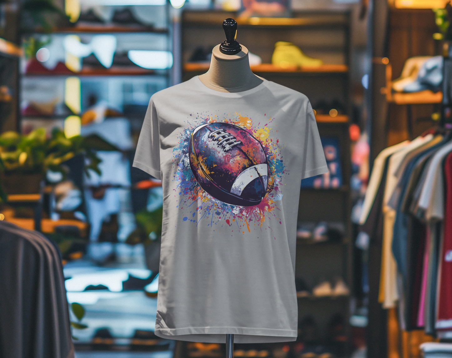 Football Design, Perfect for Sports Lovers, Game Day, Gift for Dad, Casual Wear, Summer Essentials