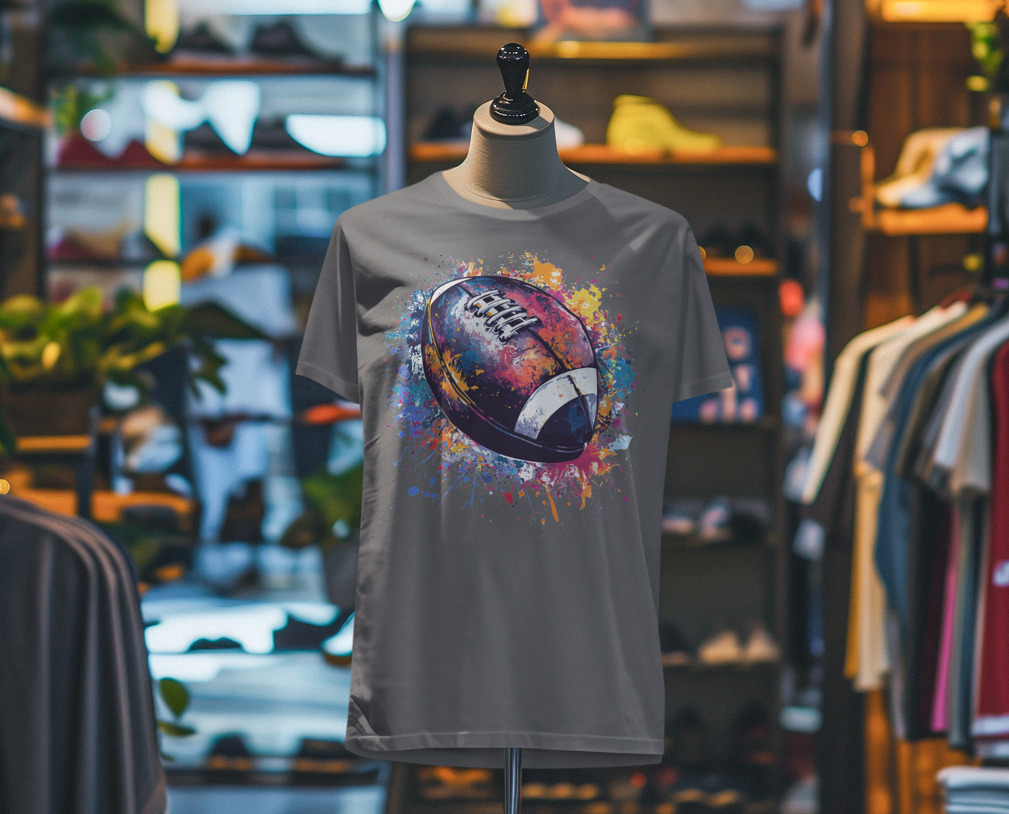 Football Design, Perfect for Sports Lovers, Game Day, Gift for Dad, Casual Wear, Summer Essentials