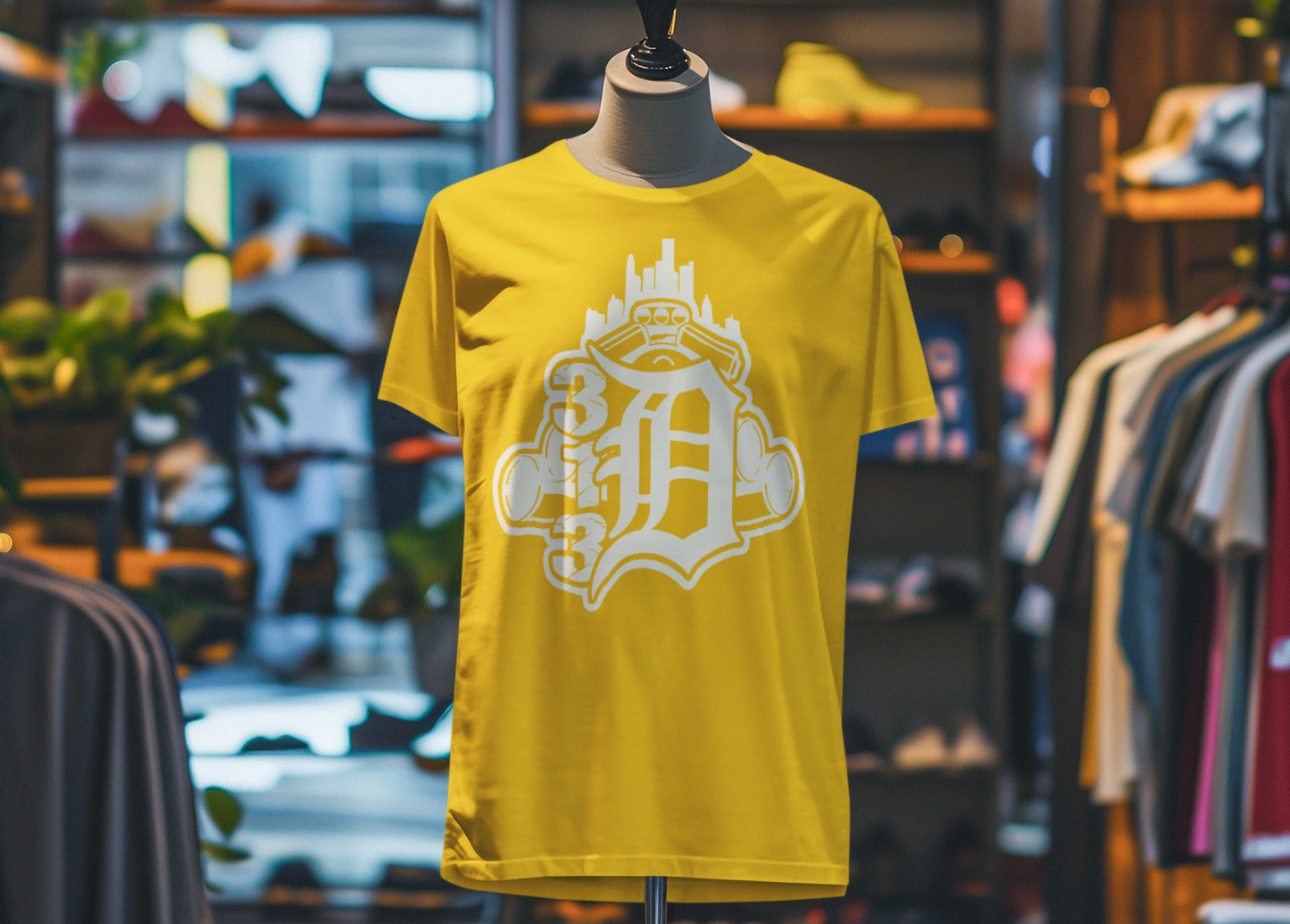 Big motor pipes 313 Detroit Tee