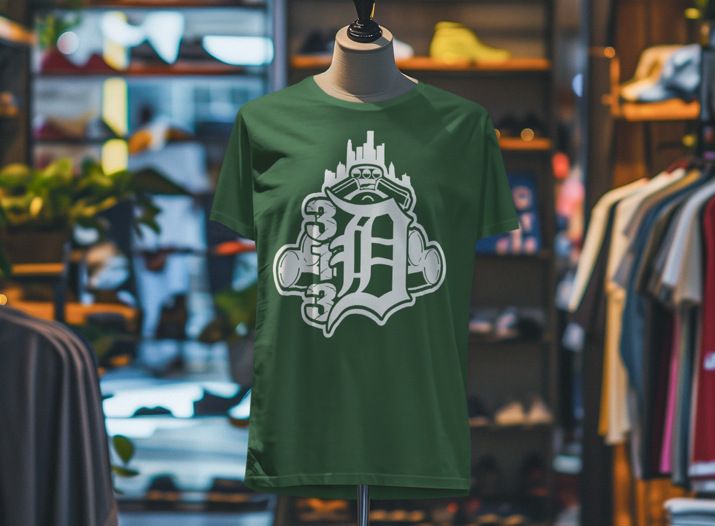 Big motor pipes 313 Detroit Tee