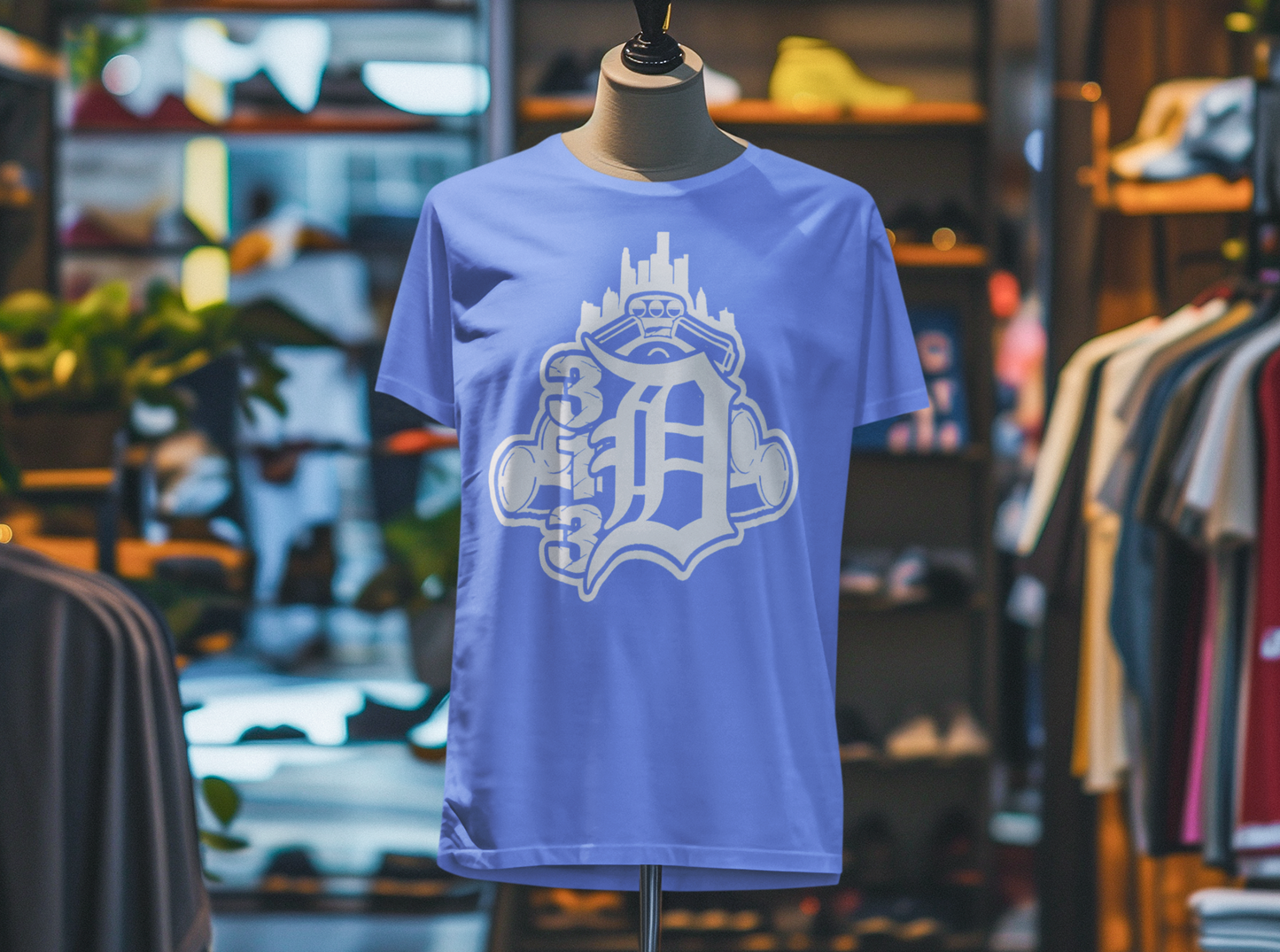 Big motor pipes 313 Detroit Tee