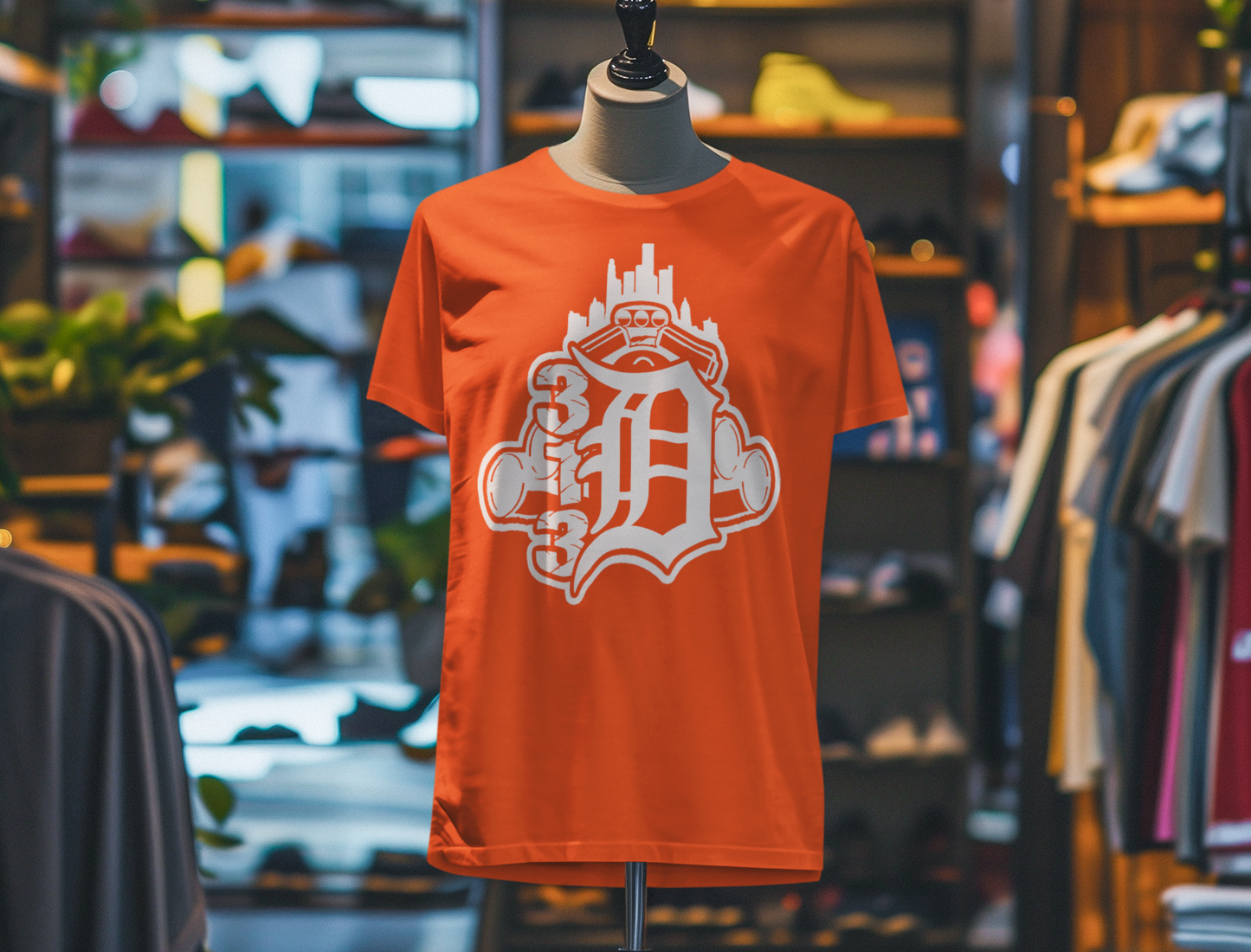 Big motor pipes 313 Detroit Tee