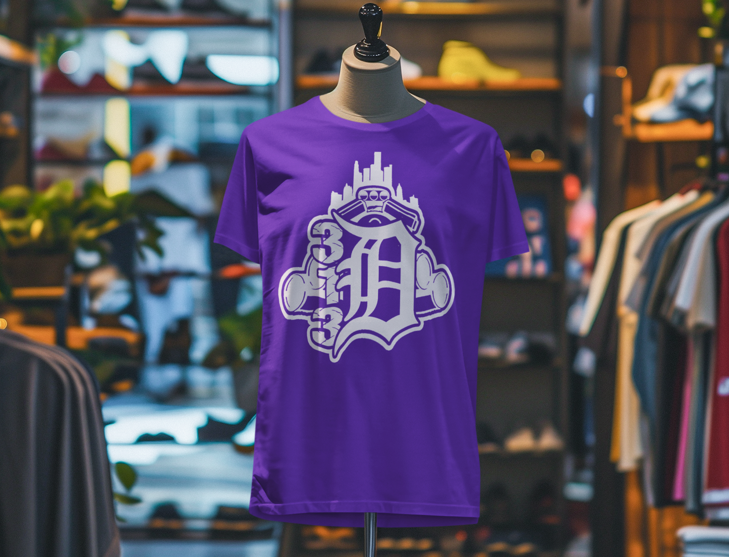 Big motor pipes 313 Detroit Tee