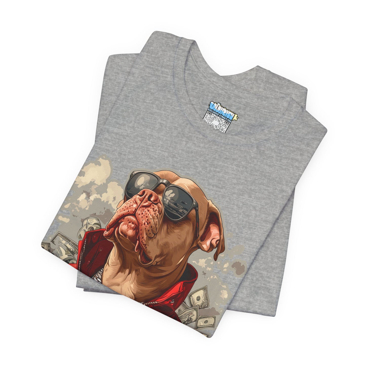 Cool Dog Swagger Tee - Stylish Pet Lover Shirt, Hip Hop Animal Art, Unisex Graphic T-Shirt, Gift for Dog Lovers, Trendy Everyday Wear