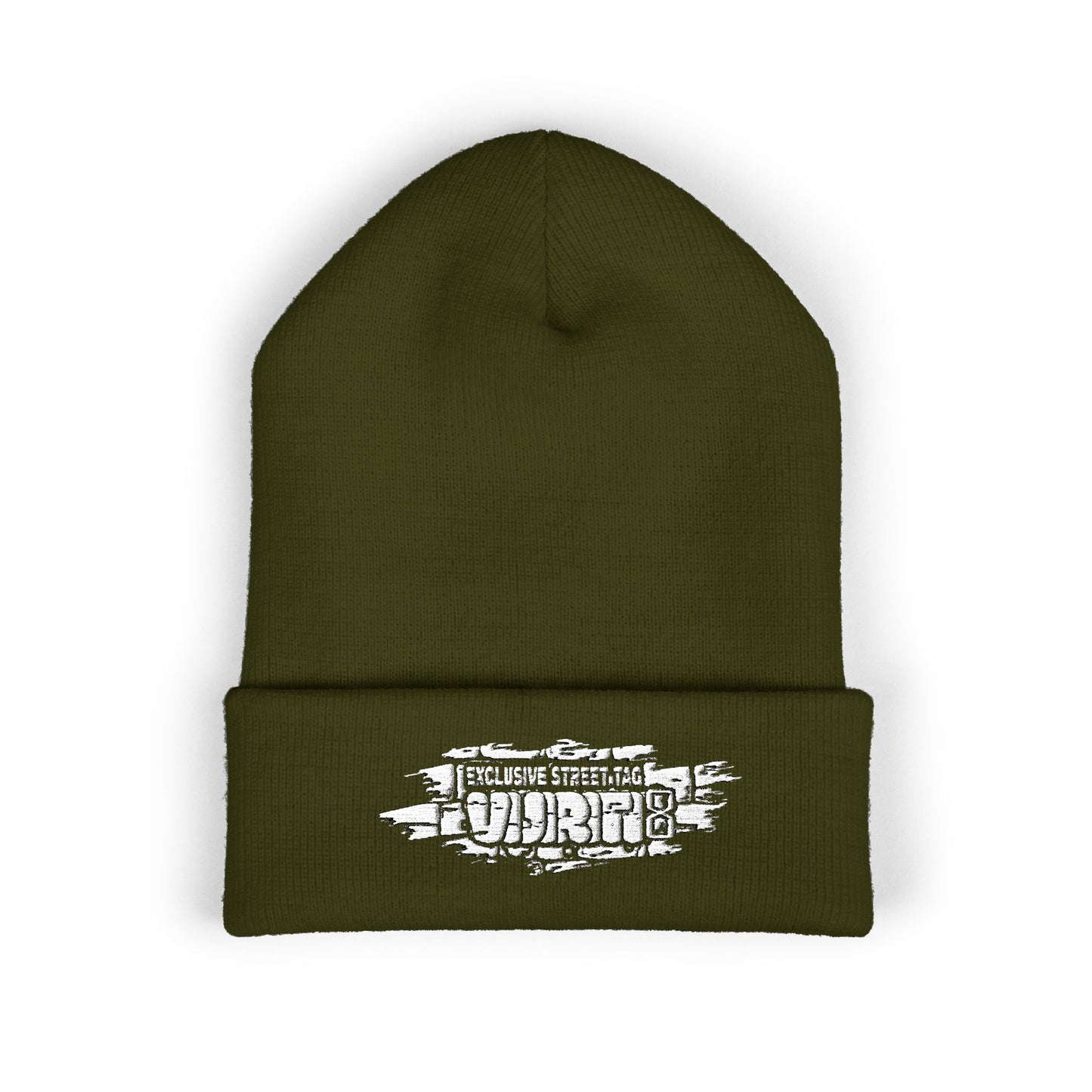 "Vijiriti 8 Classic Cuffed Beanie - Stylish Black Hat for Winter, Streetwear, Outdoor Adventures, Gifts for Fashion Lovers, Custom Embroidery