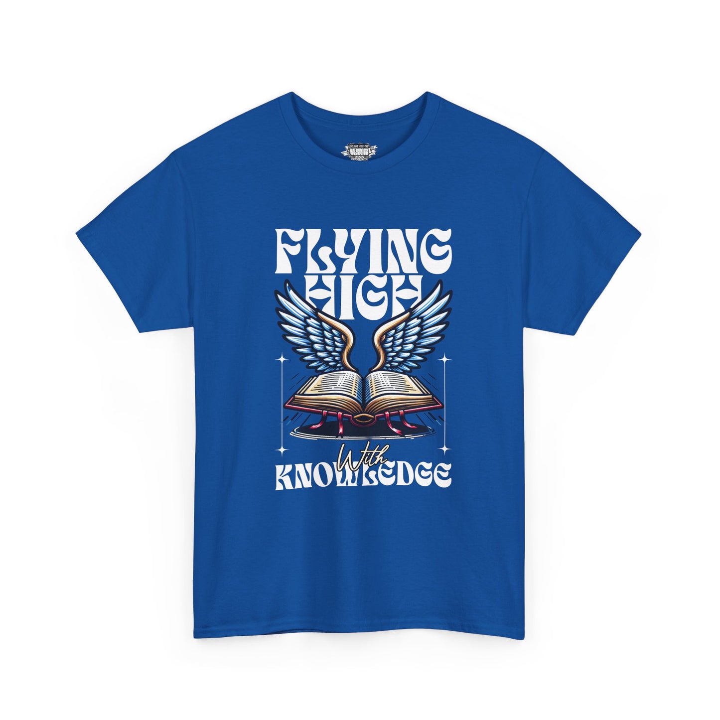 "Flying High Graphic T-Shirt - Unisex Heavy Cotton Tee with Inspirational Design