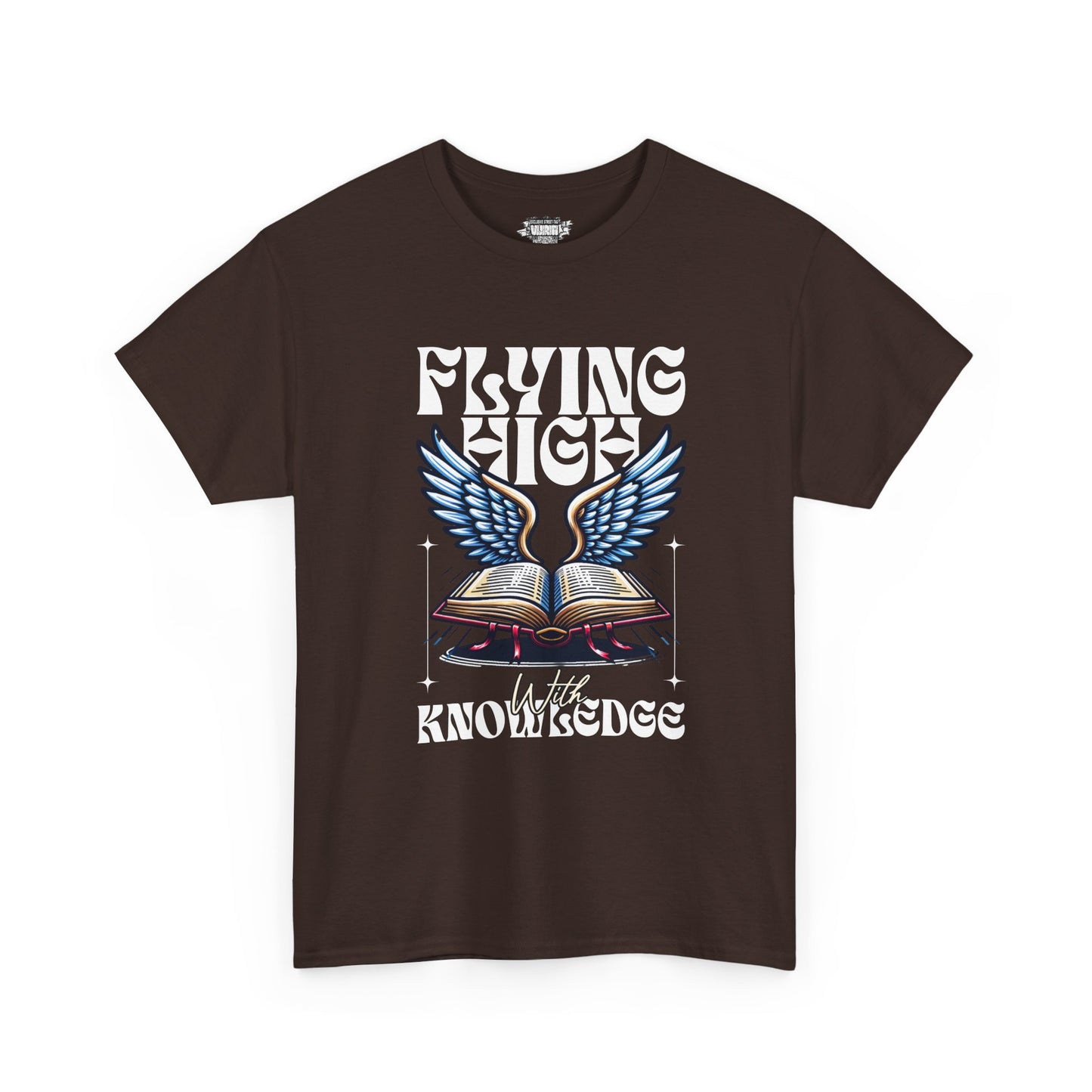 "Flying High Graphic T-Shirt - Unisex Heavy Cotton Tee with Inspirational Design