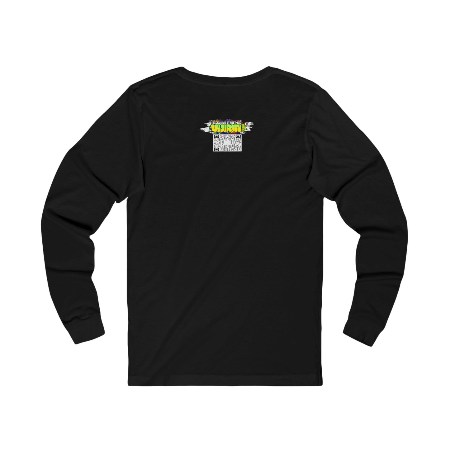 Vijiriti 8 Long Sleeve Tee for Creative Souls, Unisex Art Shirt, Trendy Jersey Top, Gift for Creatives, Statement Tee
