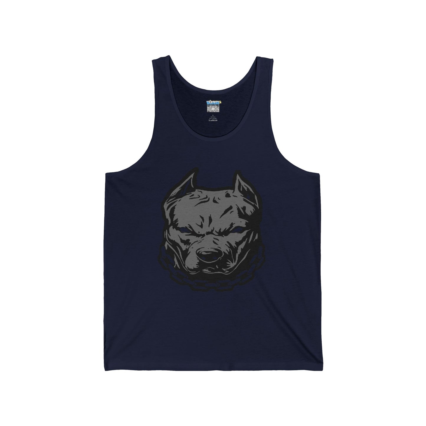 Pit Bull Graphic Unisex Jersey Tank - Bold & Edgy Dog Lover's Apparel