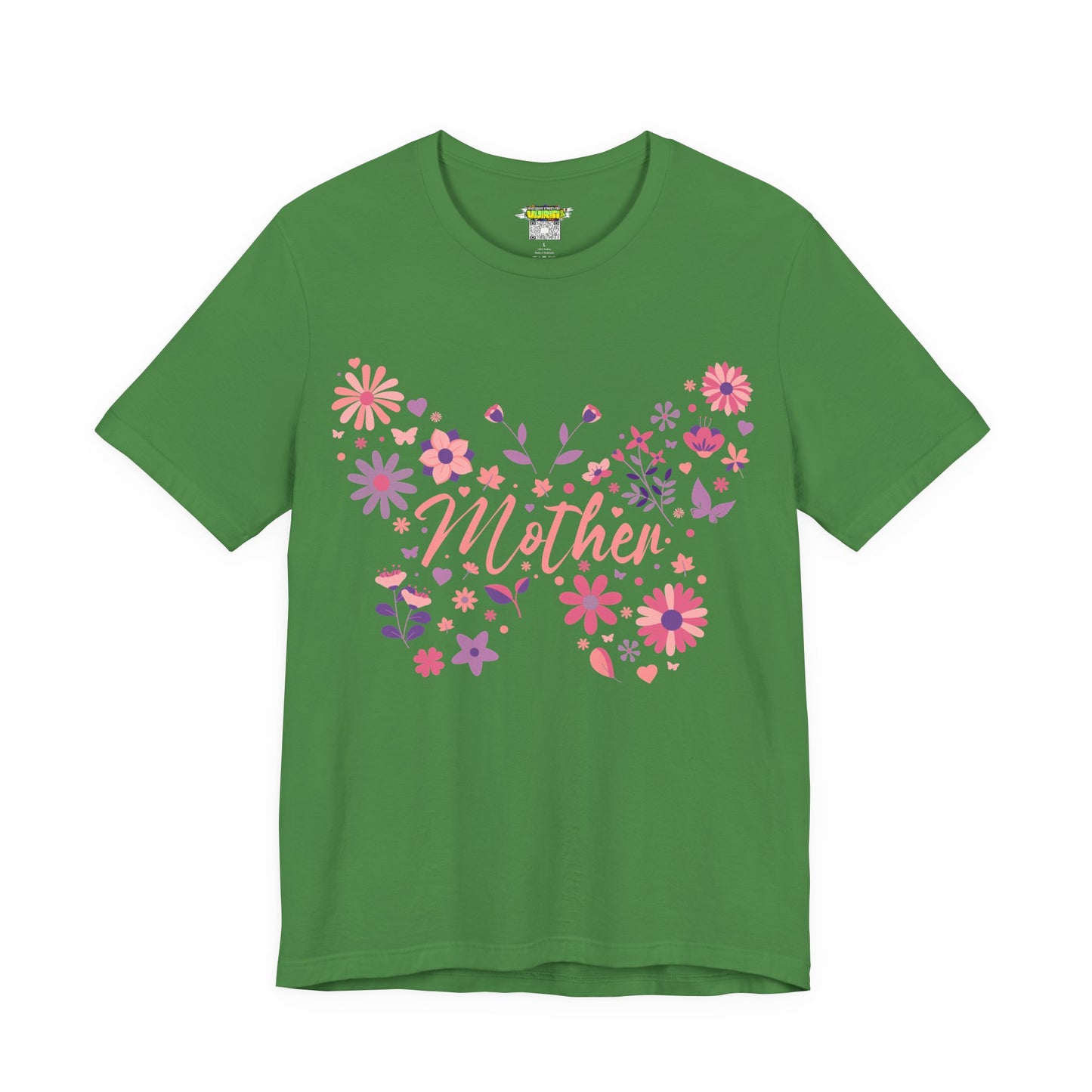 Butterfly Mother T-Shirt, Unisex Tee for Mom, Floral Gift, Birthday Present, Mother's Day Apparel, Cute Butterfly Design