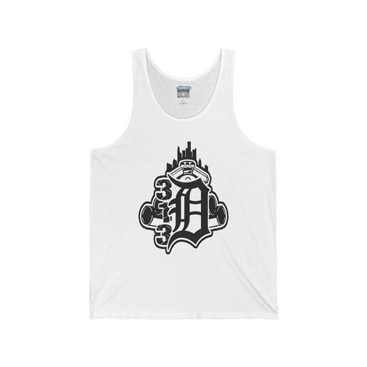Unisex Jersey Tank Top - Urban Vibe Graphic Tee for Summer, Casual Outings & Festivals