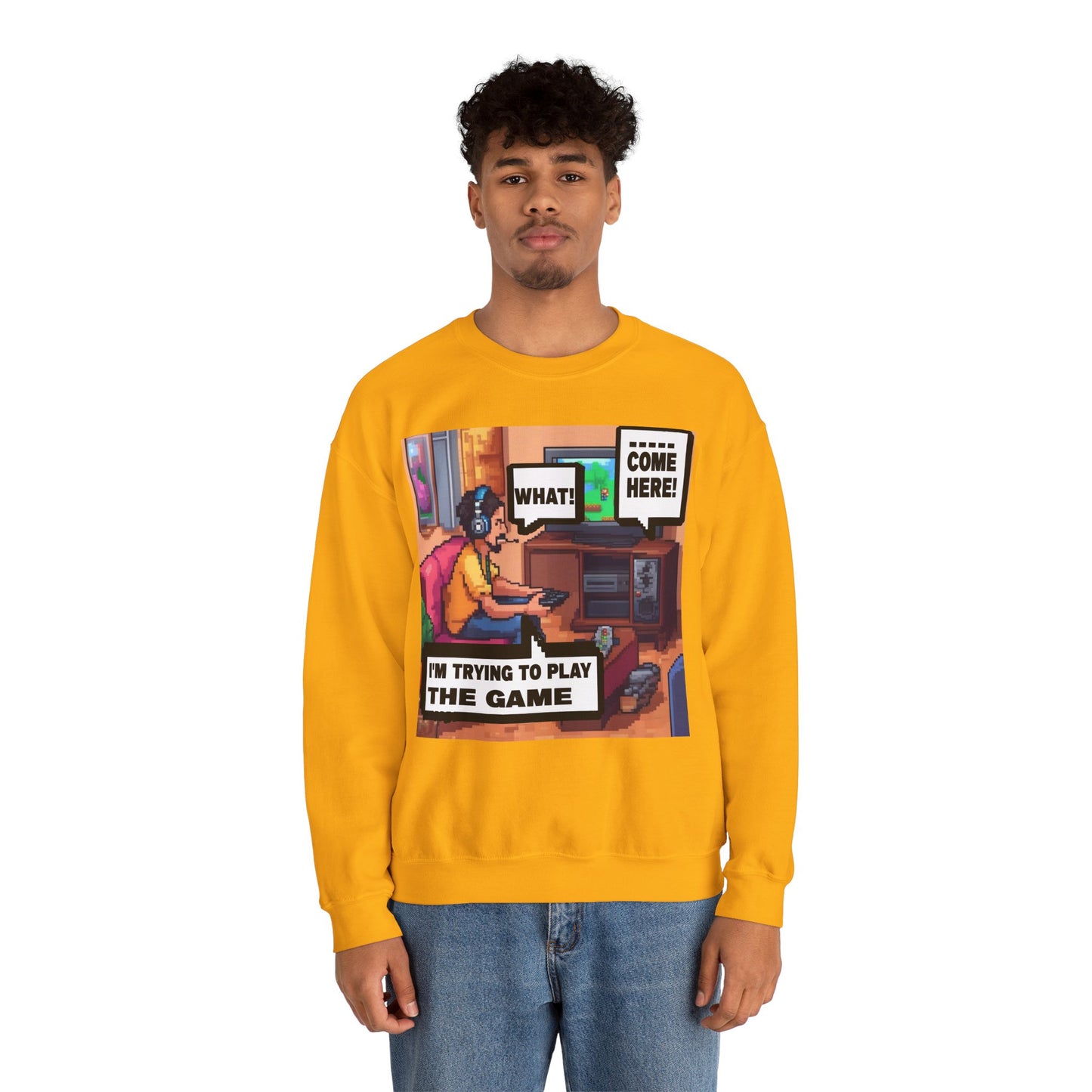 I'm trying to play the game 3 Crewneck Sweatshirt