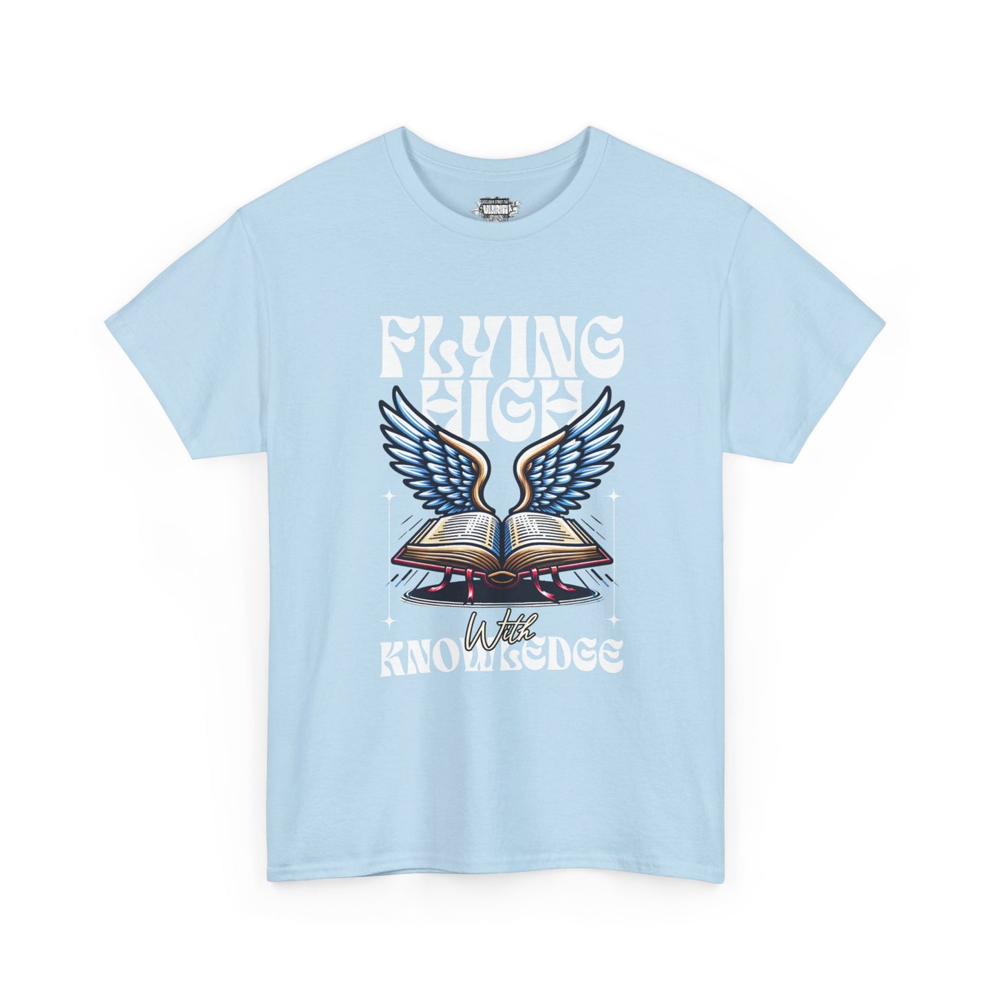 "Flying High Graphic T-Shirt - Unisex Heavy Cotton Tee with Inspirational Design