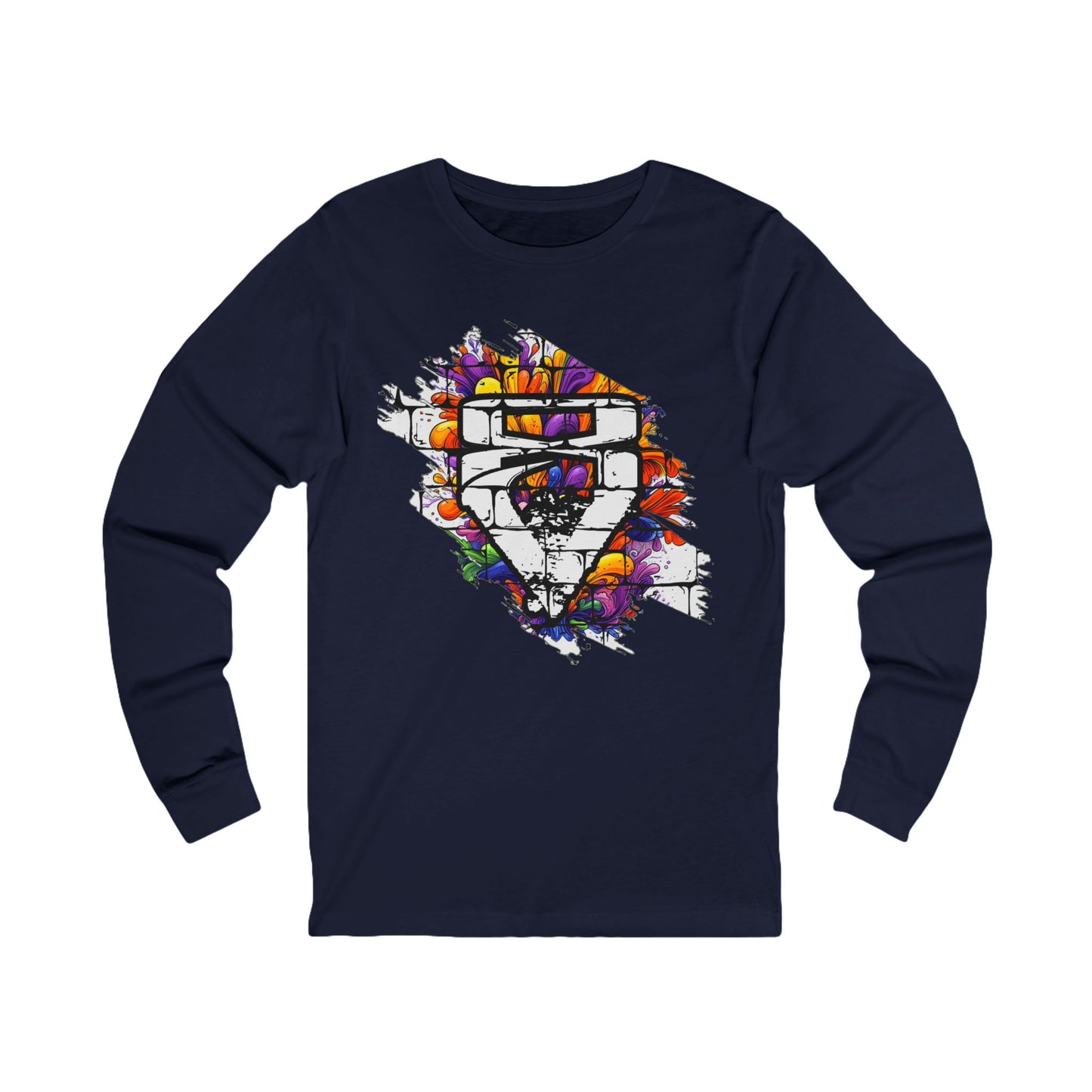 Vijiriti 8 Long Sleeve Tee for Creative Souls, Unisex Art Shirt, Trendy Jersey Top, Gift for Creatives, Statement Tee