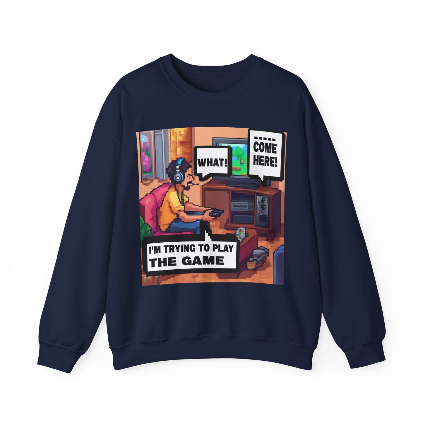 I'm trying to play the game 3 Crewneck Sweatshirt