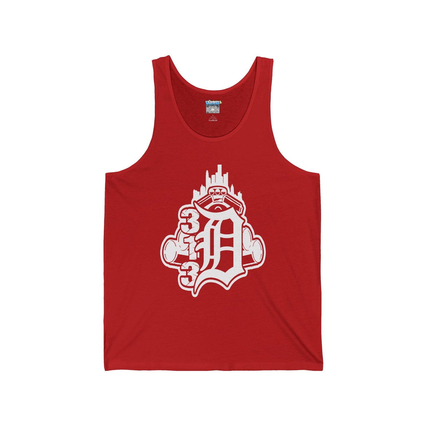 Unisex Jersey Tank Top - Urban Vibe Graphic Tee for Summer, Casual Outings & Festivals