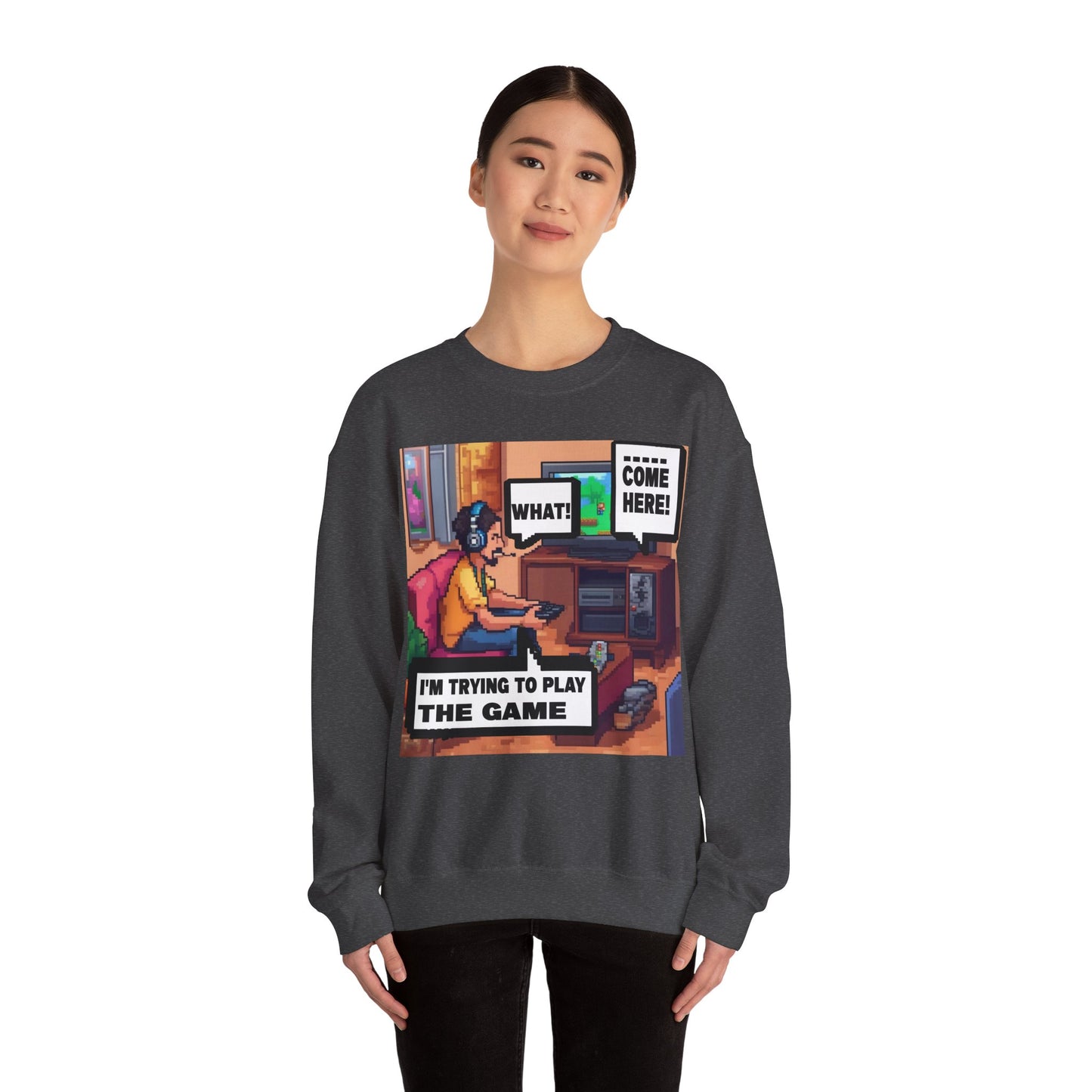 I'm trying to play the game 3 Crewneck Sweatshirt