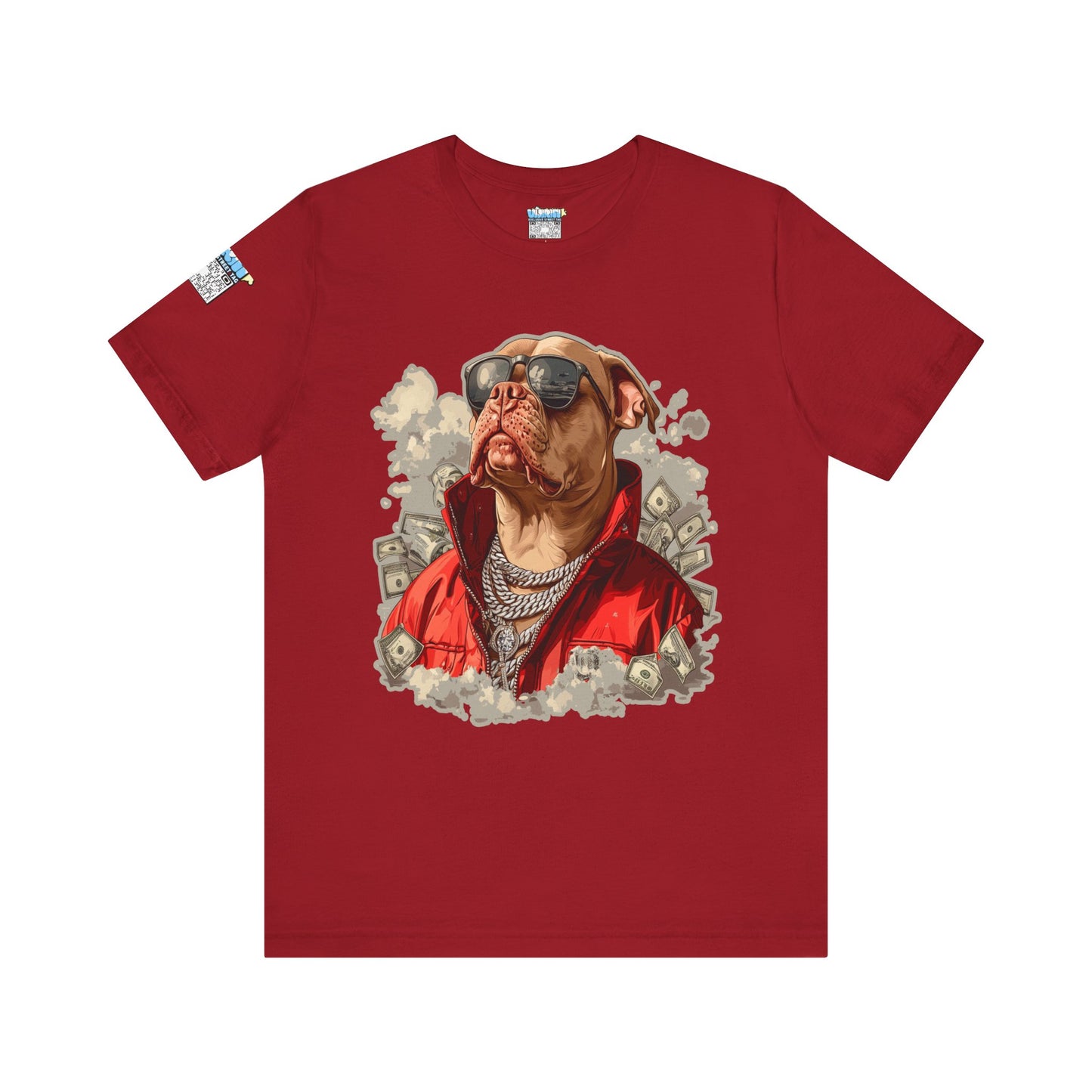 Cool Dog Swagger Tee - Stylish Pet Lover Shirt, Hip Hop Animal Art, Unisex Graphic T-Shirt, Gift for Dog Lovers, Trendy Everyday Wear