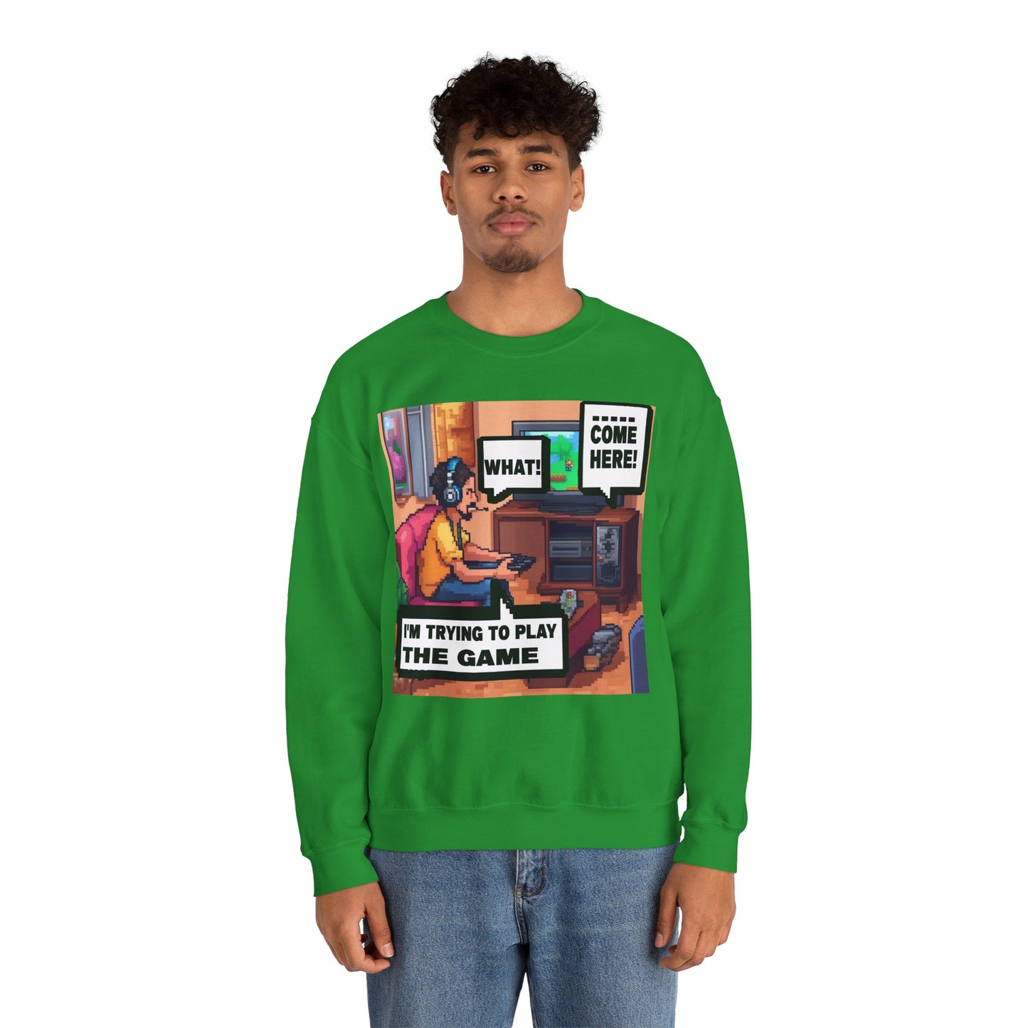 I'm trying to play the game 3 Crewneck Sweatshirt