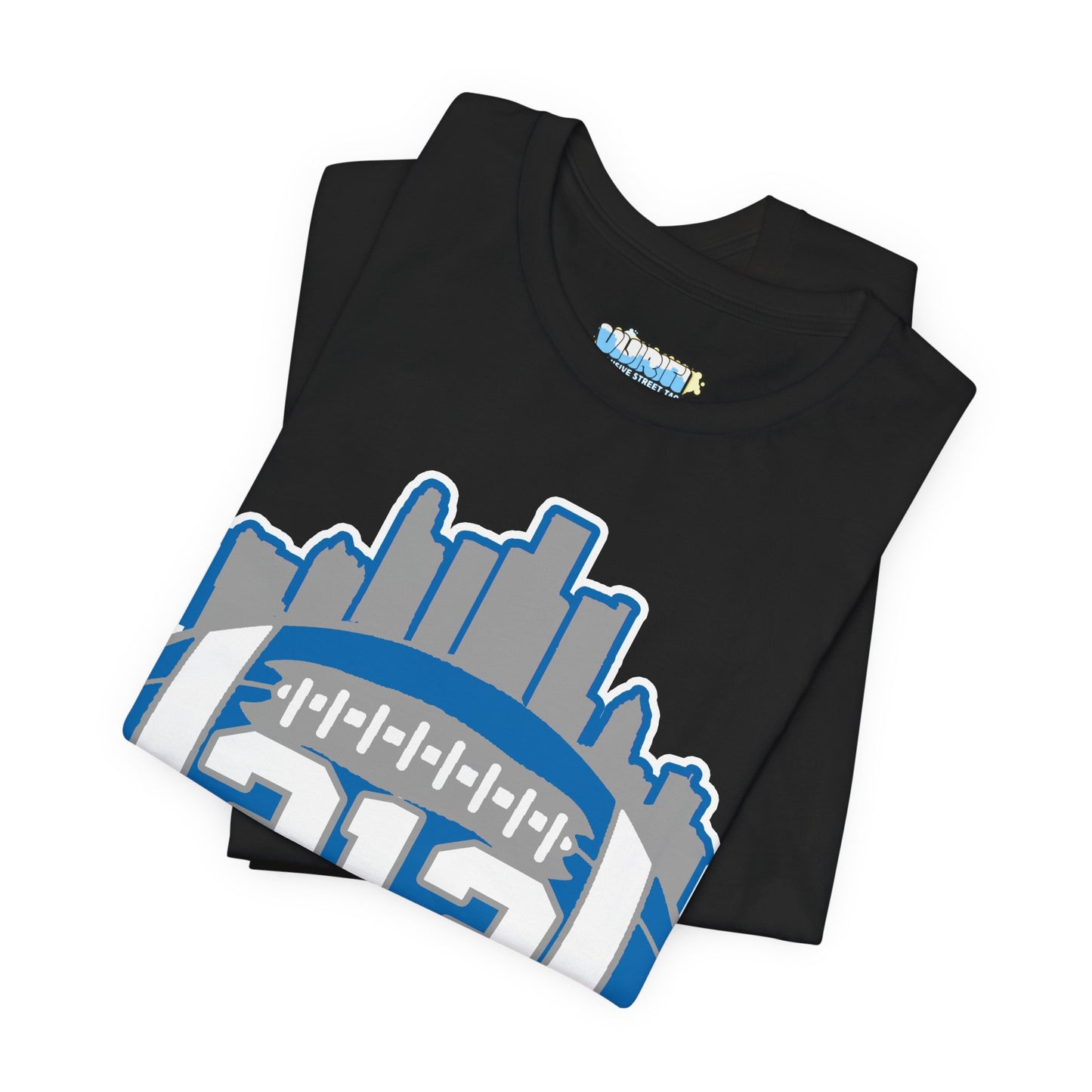 LION COLOR DETROIT 313 FOOT BALL SHIRT