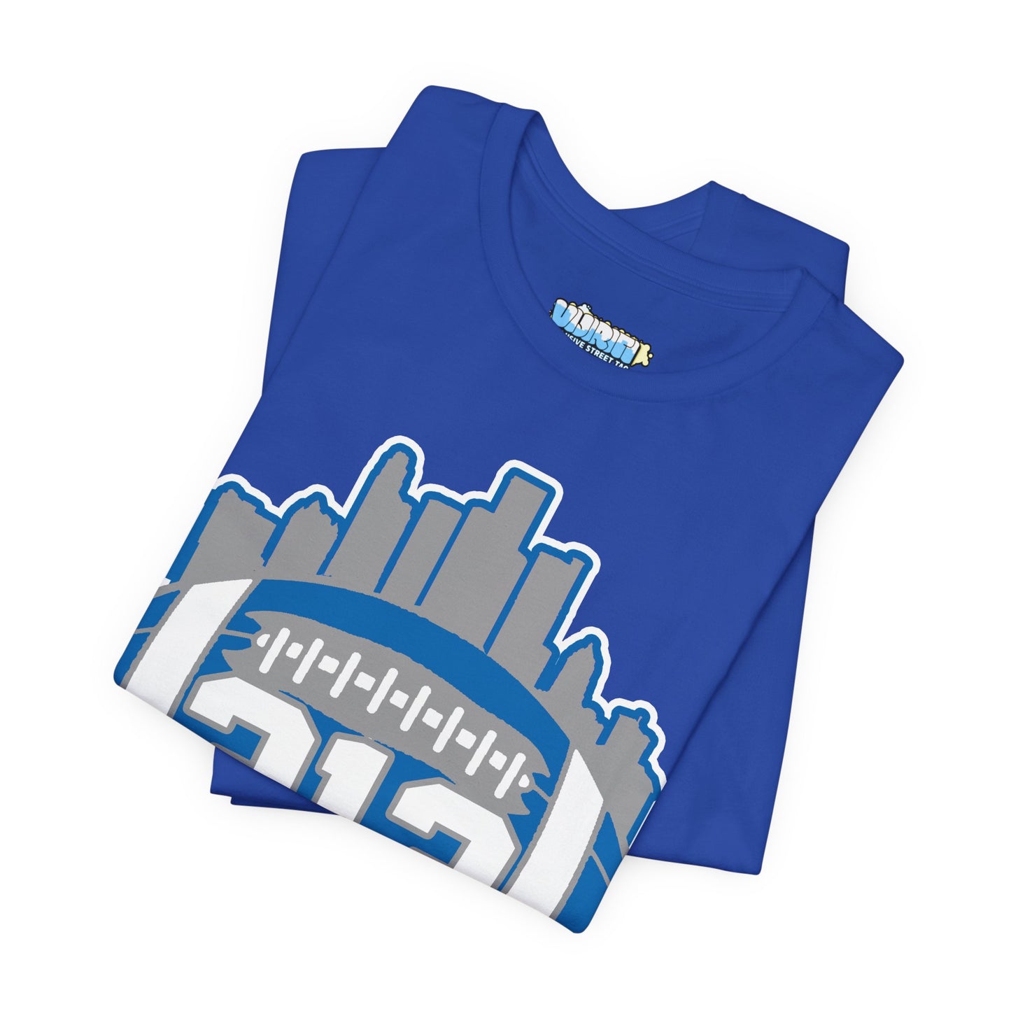 LION COLOR DETROIT 313 FOOT BALL SHIRT