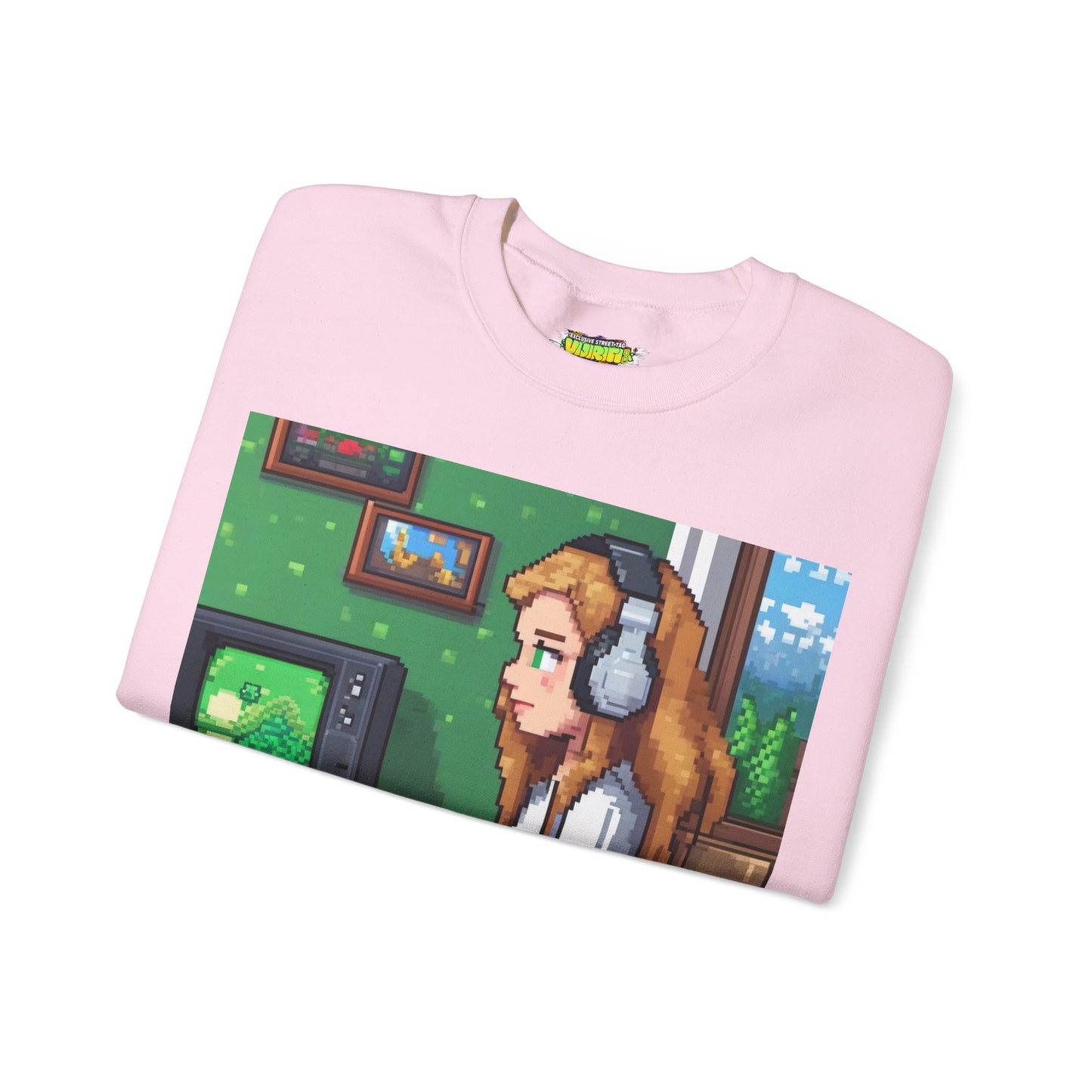 Retro Gamer Sweatshirt | Cozy Crewneck for Gaming Lovers, Video Game Gift, Casual Wear, Unisex Apparel, Perfect for Gamers
