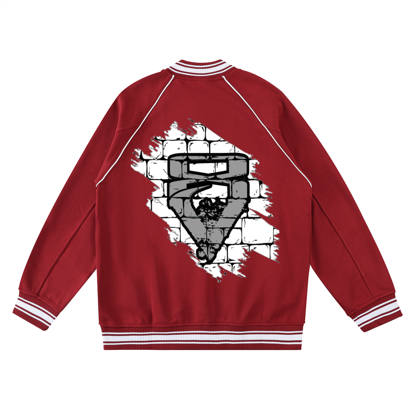 Vijiriti 8 Trim Raglan Varsity Jacket