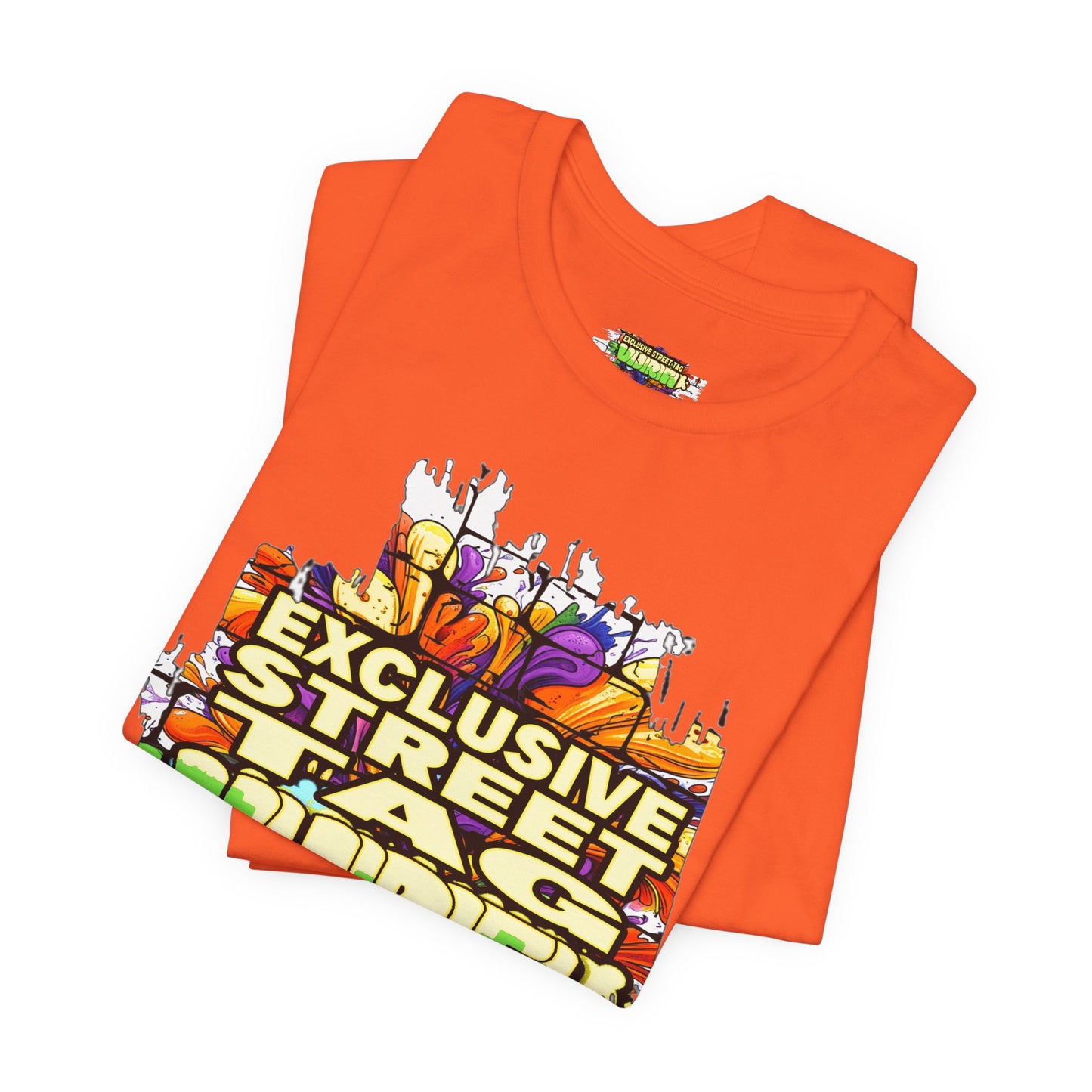 Exclusive Street Tag Unisex Tee, Urban Graphic Shirt, Cool Casual Wear, Streetwear, Gift for Skateboarders, Everyday Style