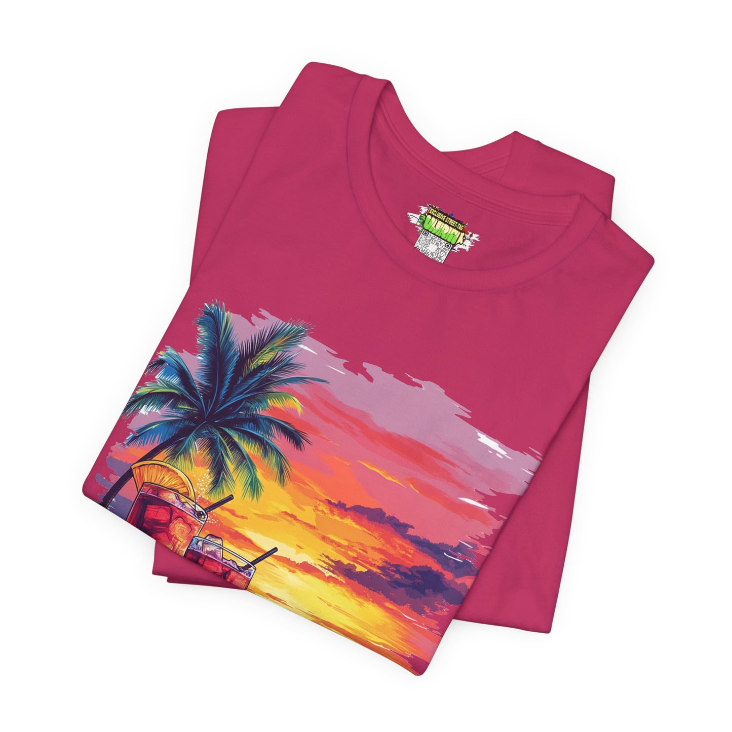 Tropical Sunset Tee - Perfect for Summer Vibes, Beach Days, Relaxation, Gifts, Vacation