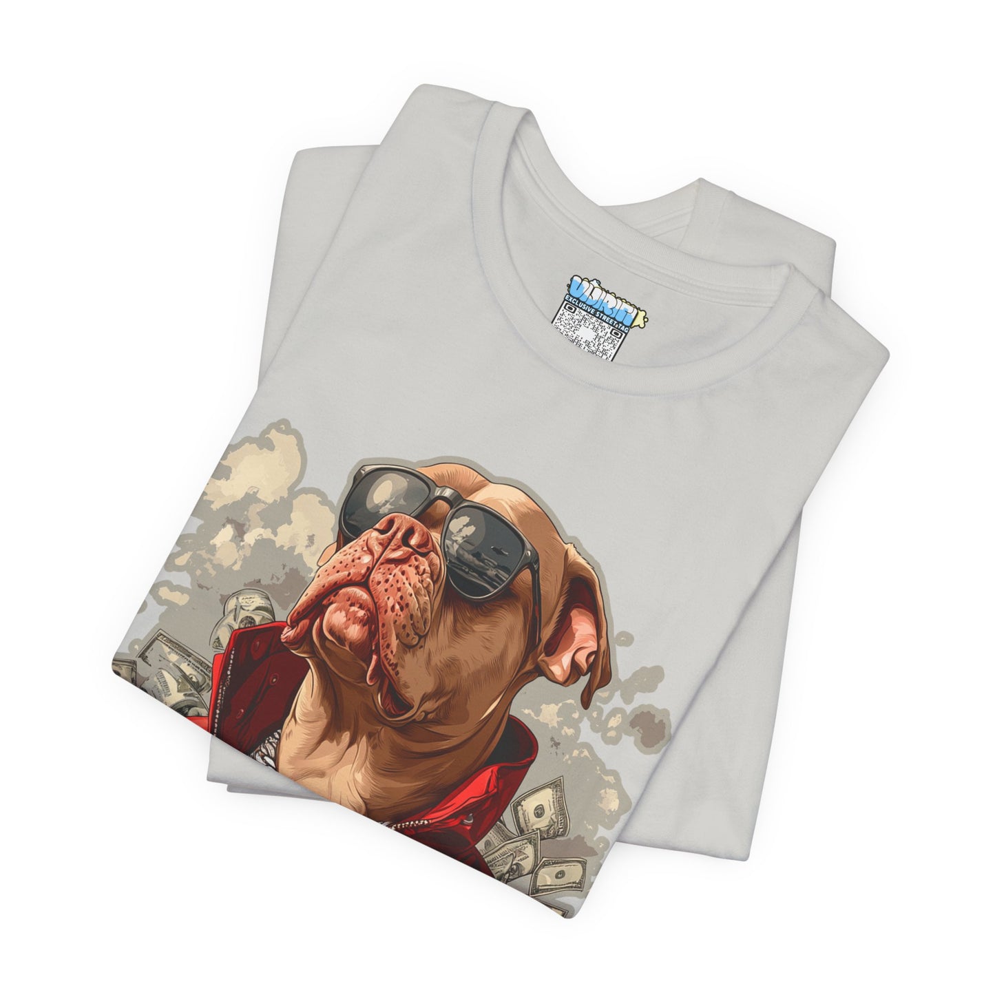 Cool Dog Swagger Tee - Stylish Pet Lover Shirt, Hip Hop Animal Art, Unisex Graphic T-Shirt, Gift for Dog Lovers, Trendy Everyday Wear