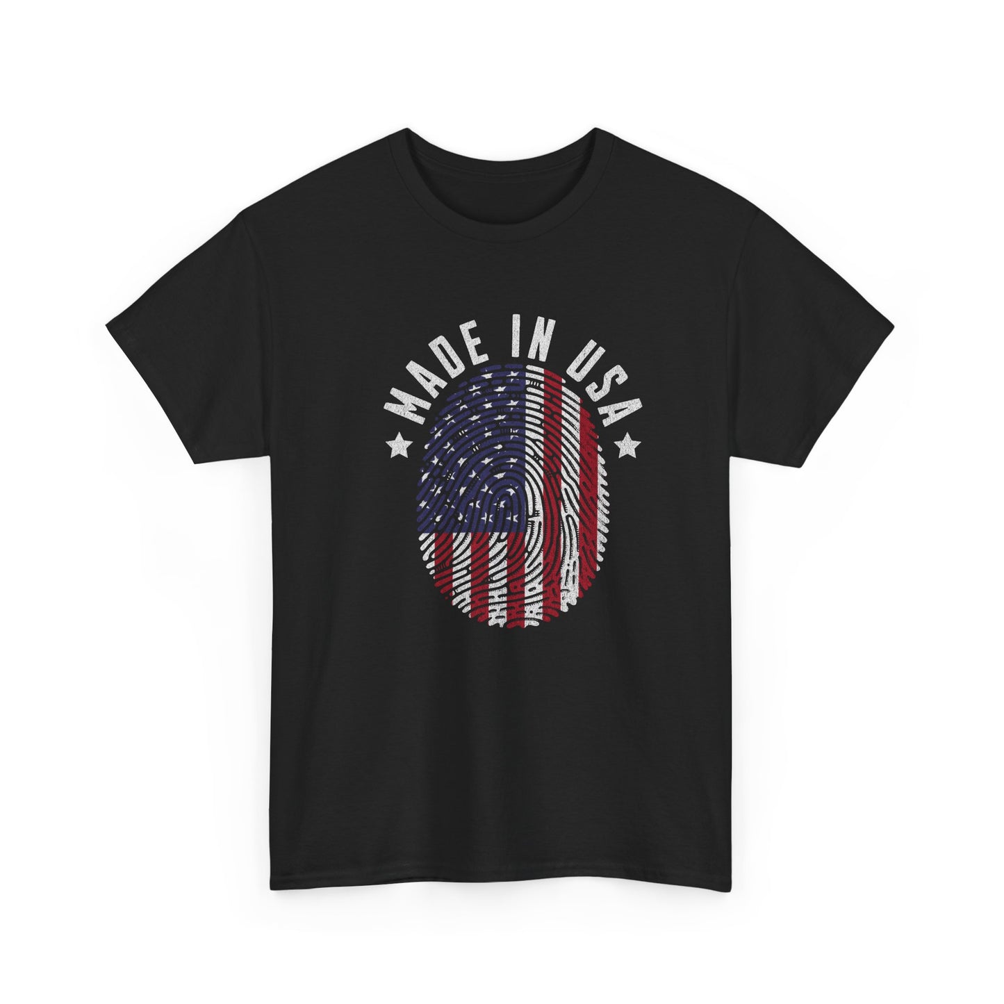 "Patriotic Unisex Heavy Cotton Tee | Made in USA T-Shirt, Graphic Tee for Independence Day, Casual Wear, Gift Idea, American Pride
