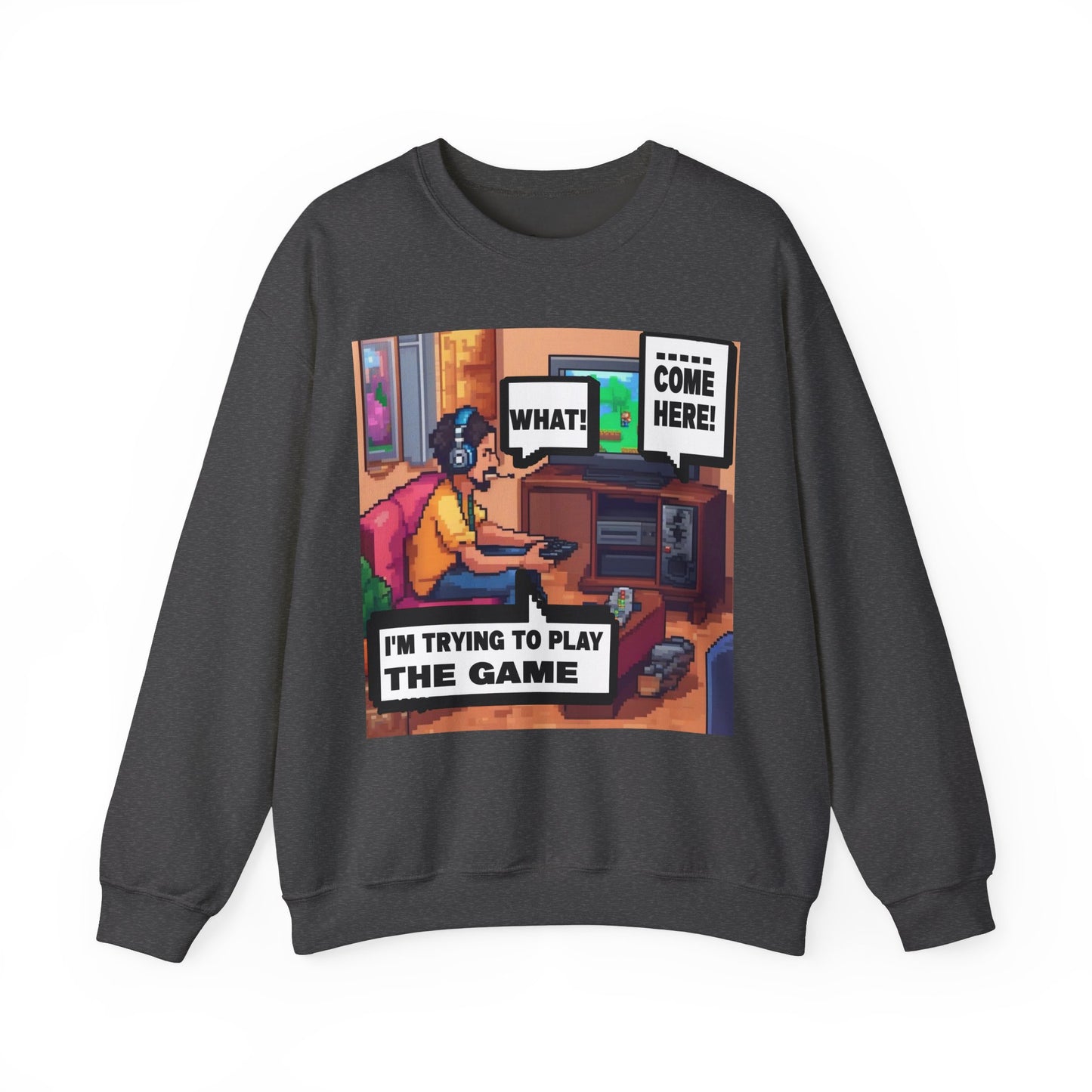 I'm trying to play the game 3 Crewneck Sweatshirt