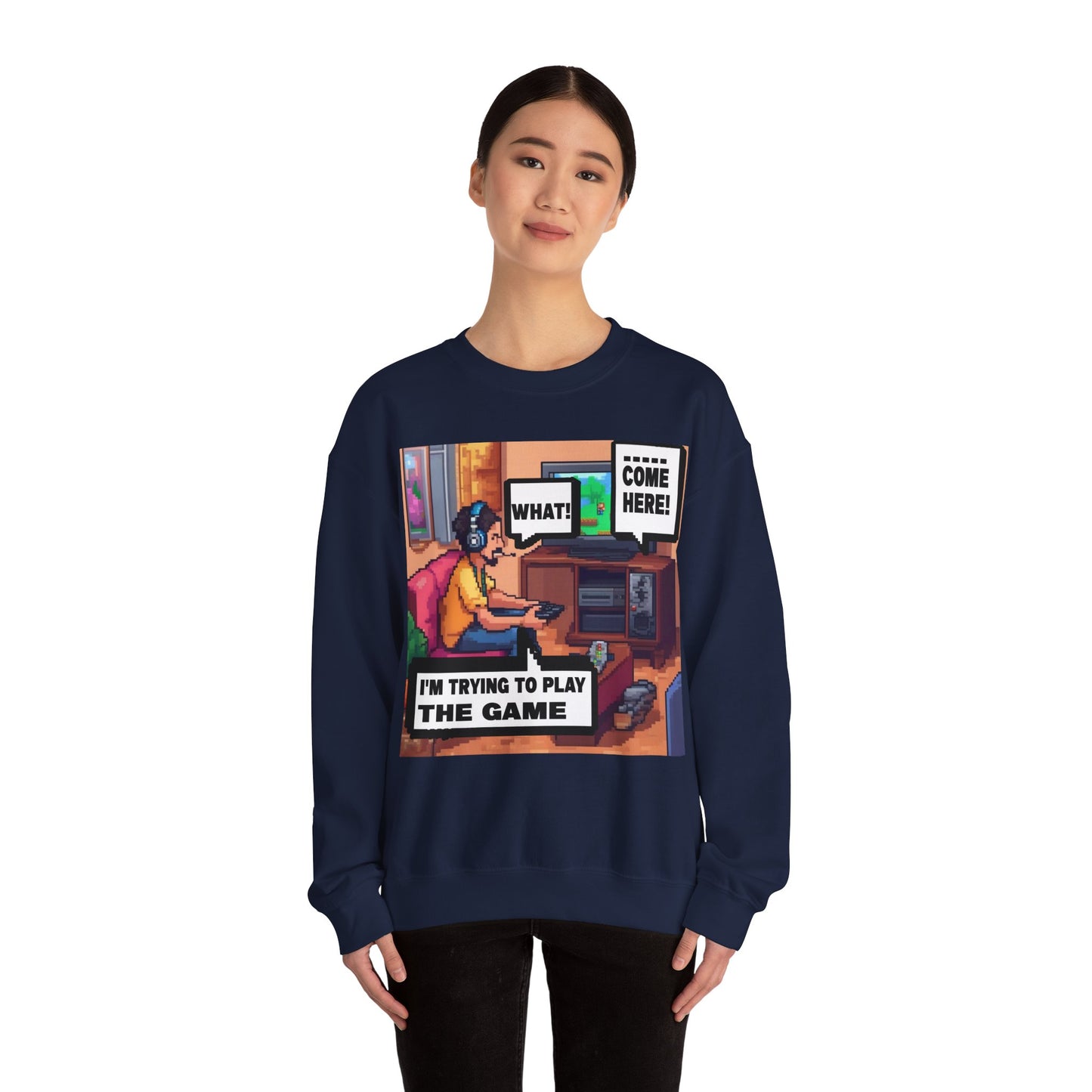 I'm trying to play the game 3 Crewneck Sweatshirt
