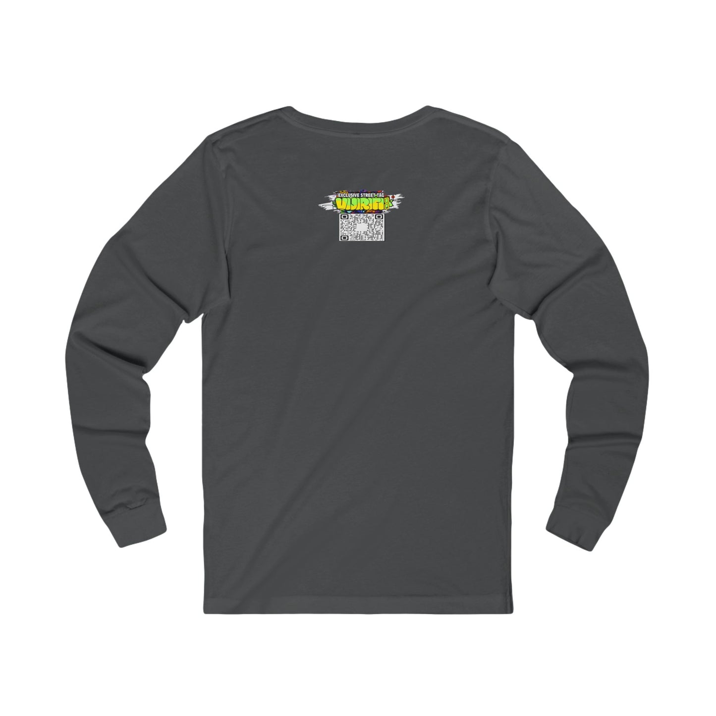 Vijiriti 8 Long Sleeve Tee for Creative Souls, Unisex Art Shirt, Trendy Jersey Top, Gift for Creatives, Statement Tee
