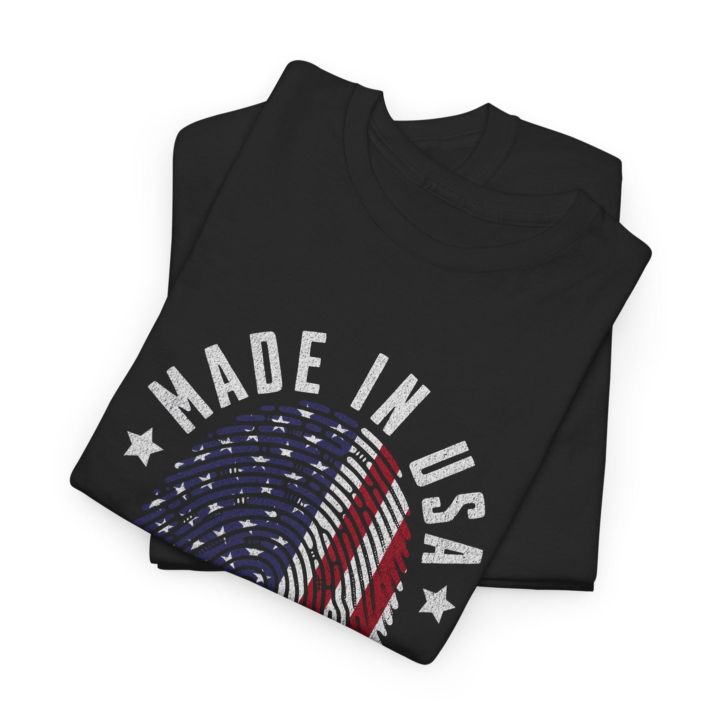 "Patriotic Unisex Heavy Cotton Tee | Made in USA T-Shirt, Graphic Tee for Independence Day, Casual Wear, Gift Idea, American Pride