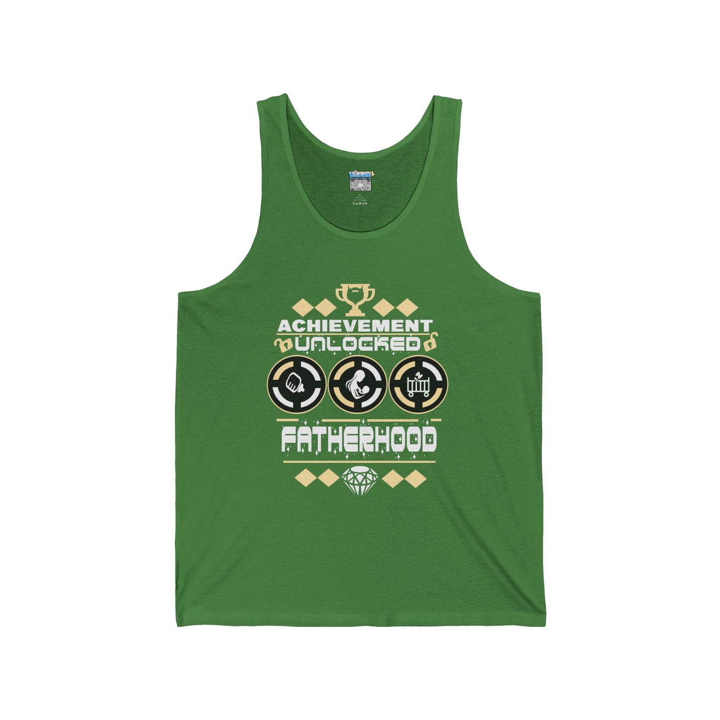 Achievement Unlocked Fatherhood Unisex Jersey Tank Top