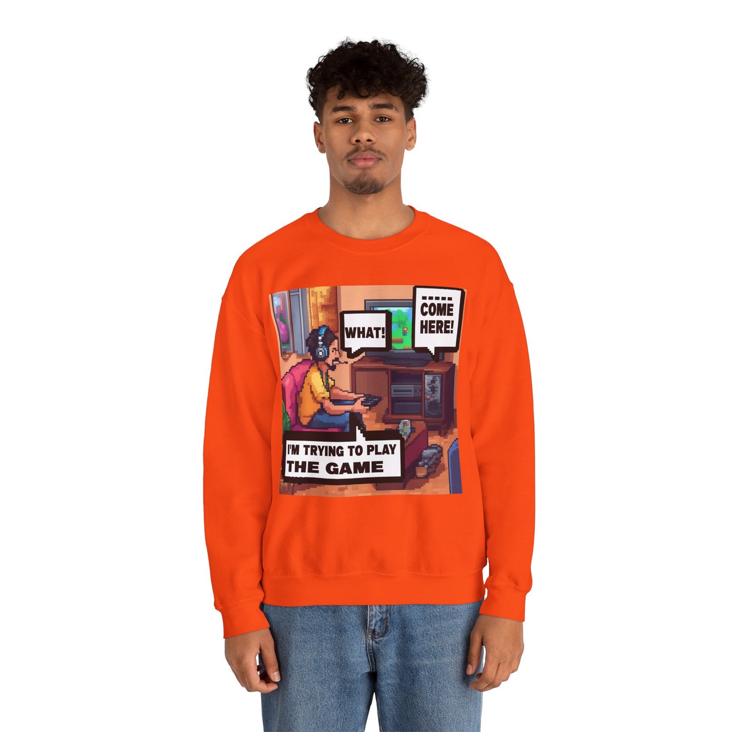 I'm trying to play the game 3 Crewneck Sweatshirt