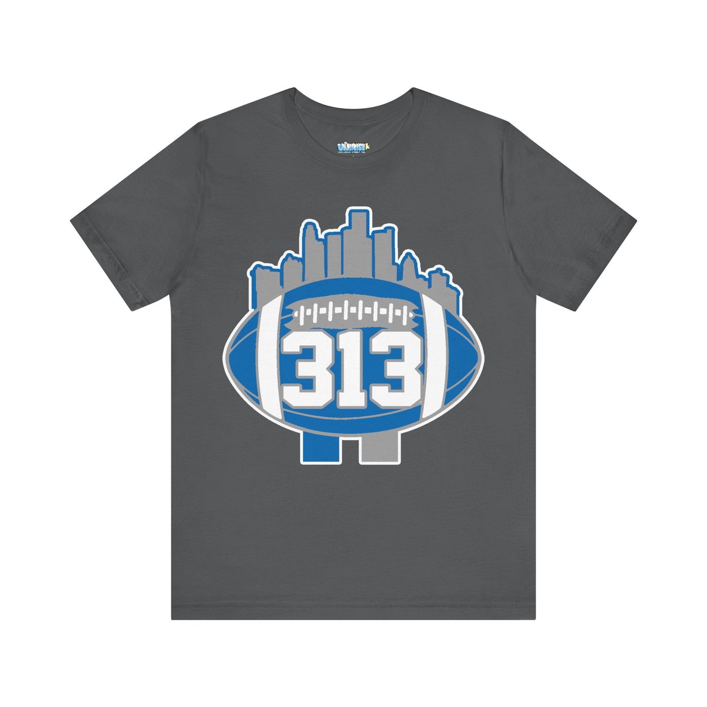 LION COLOR DETROIT 313 FOOT BALL SHIRT