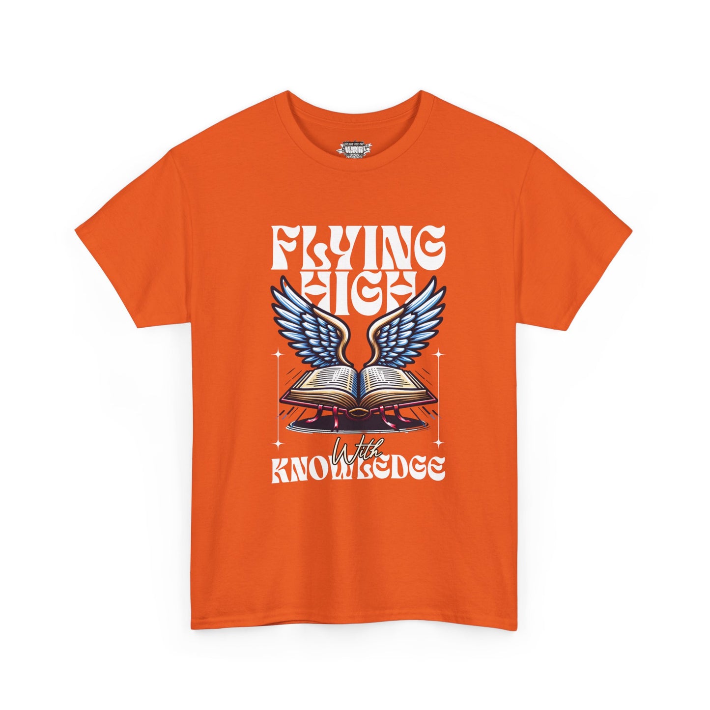 "Flying High Graphic T-Shirt - Unisex Heavy Cotton Tee with Inspirational Design