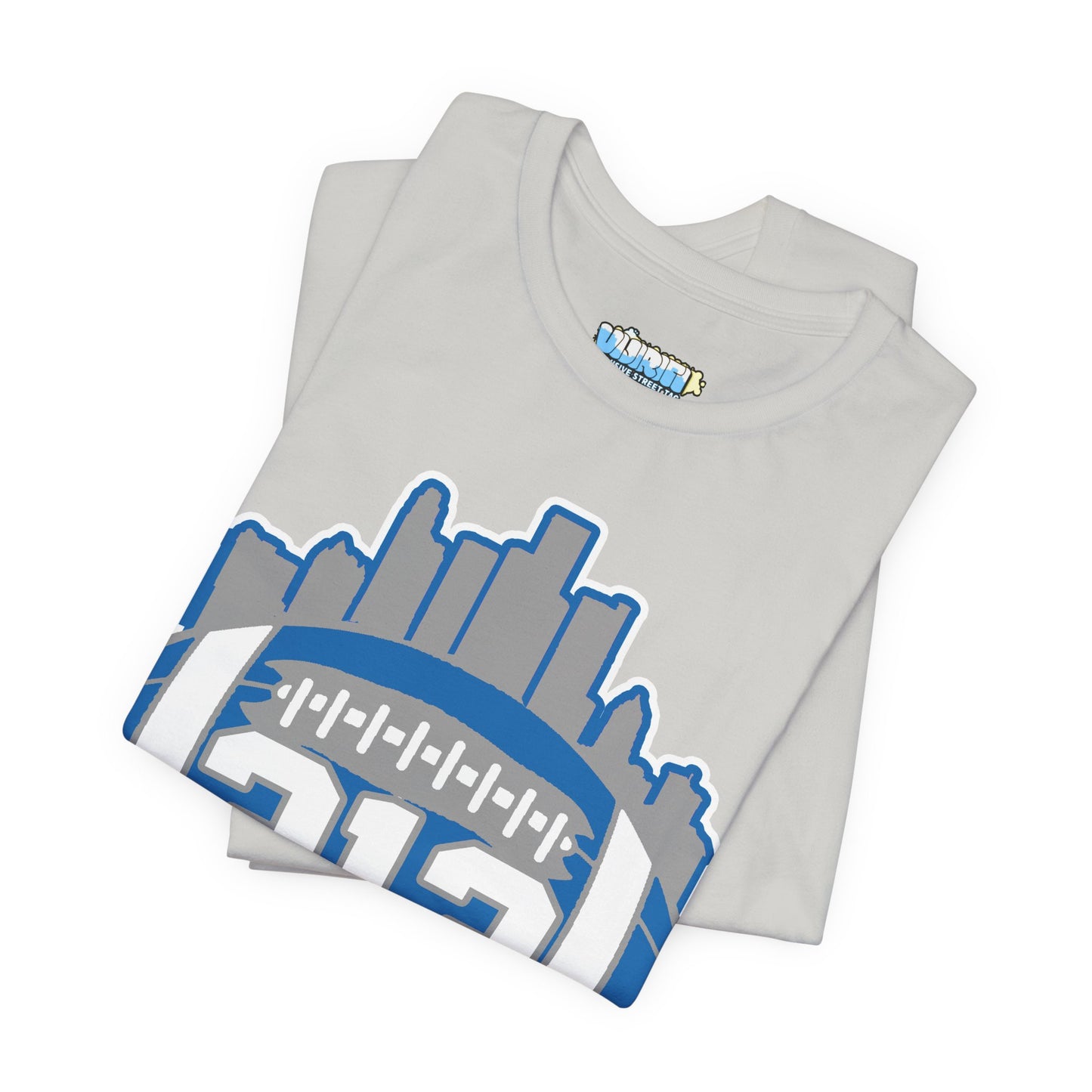 LION COLOR DETROIT 313 FOOT BALL SHIRT