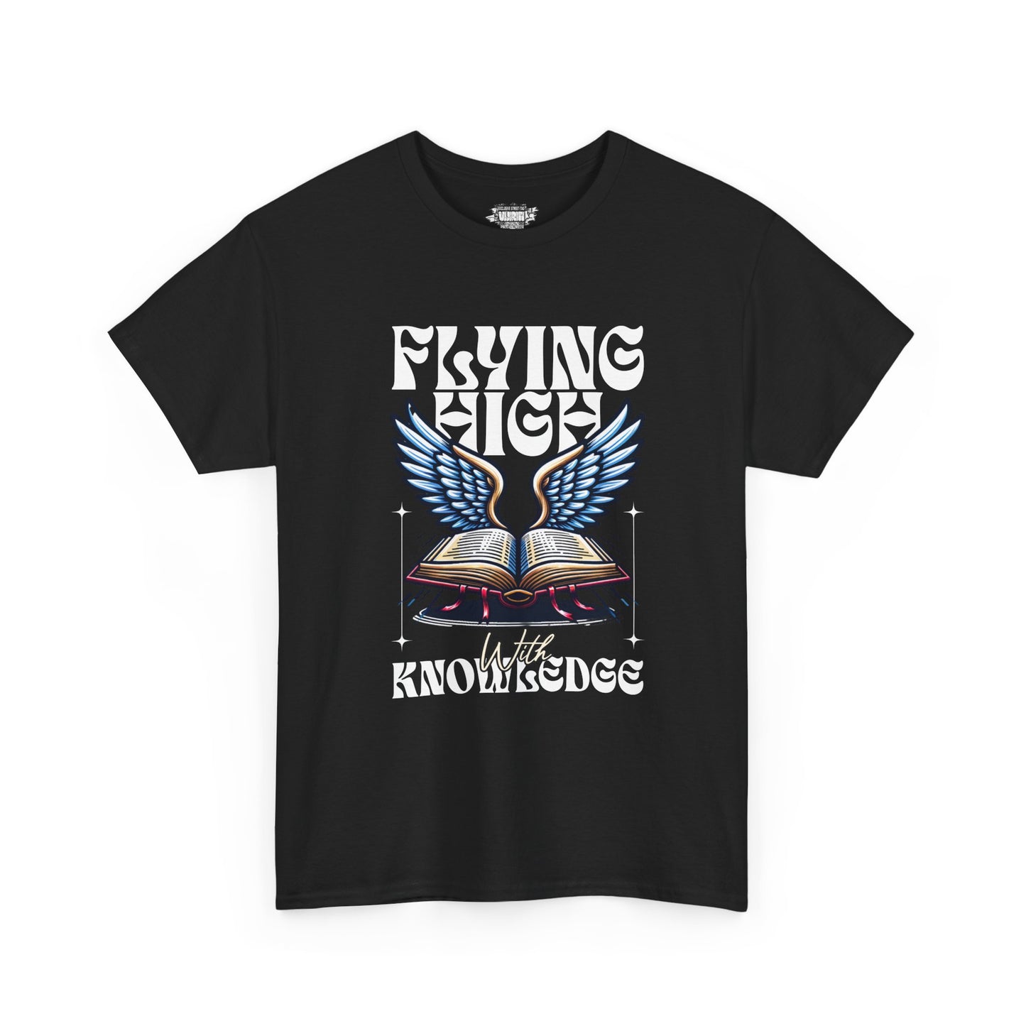 "Flying High Graphic T-Shirt - Unisex Heavy Cotton Tee with Inspirational Design