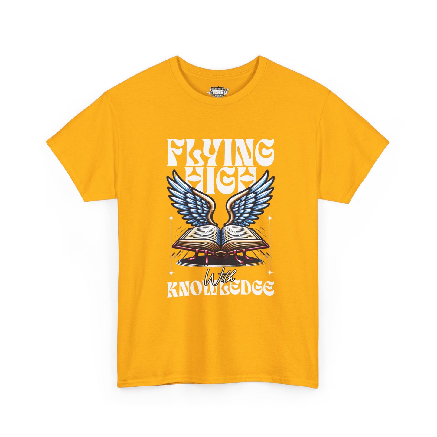"Flying High Graphic T-Shirt - Unisex Heavy Cotton Tee with Inspirational Design