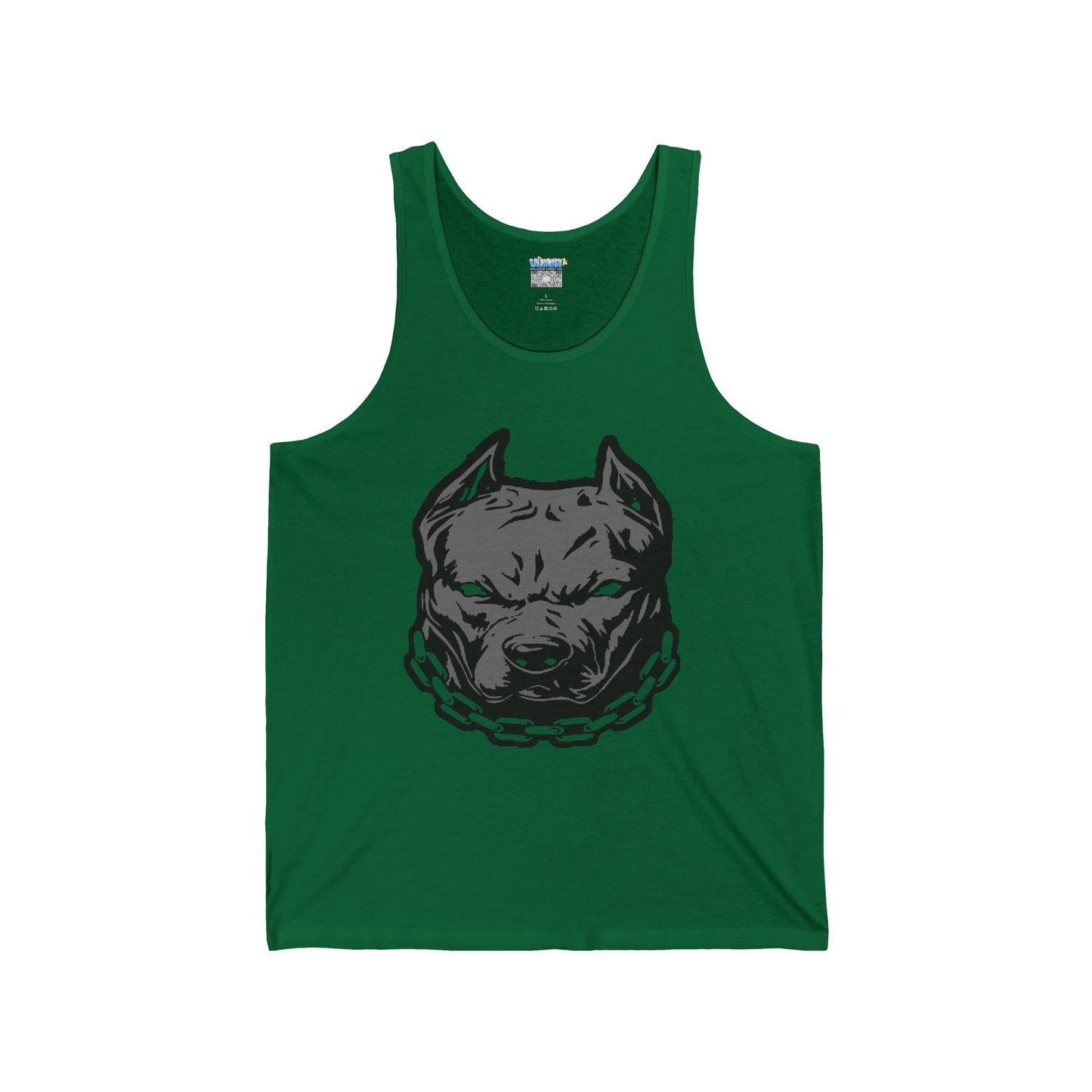 Pit Bull Graphic Unisex Jersey Tank - Bold & Edgy Dog Lover's Apparel