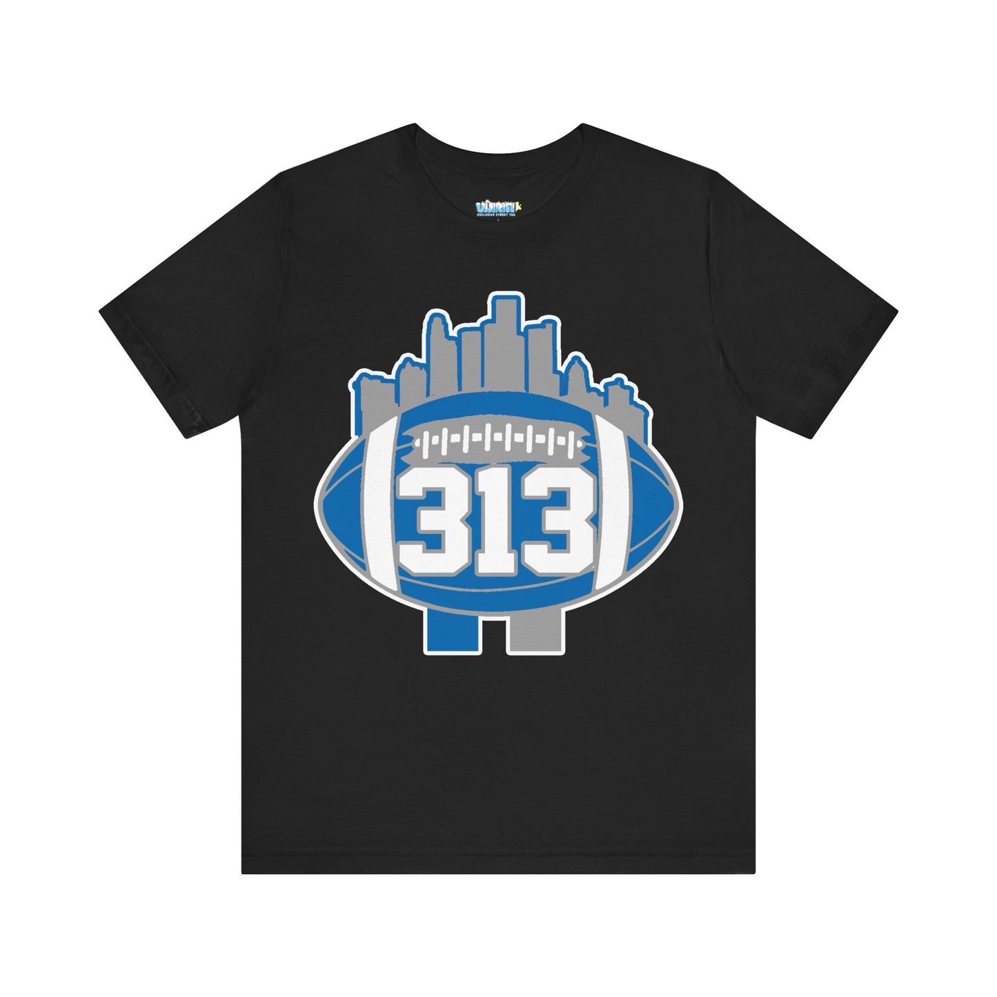LION COLOR DETROIT 313 FOOT BALL SHIRT
