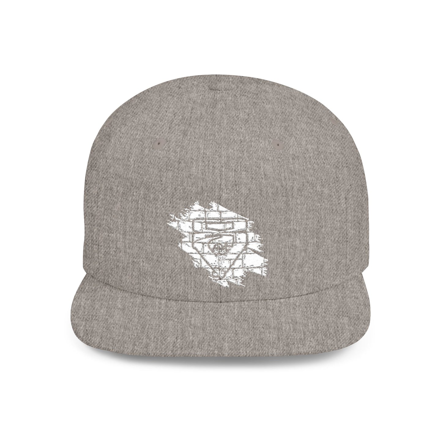 V Flat Bill Snapback Cap
