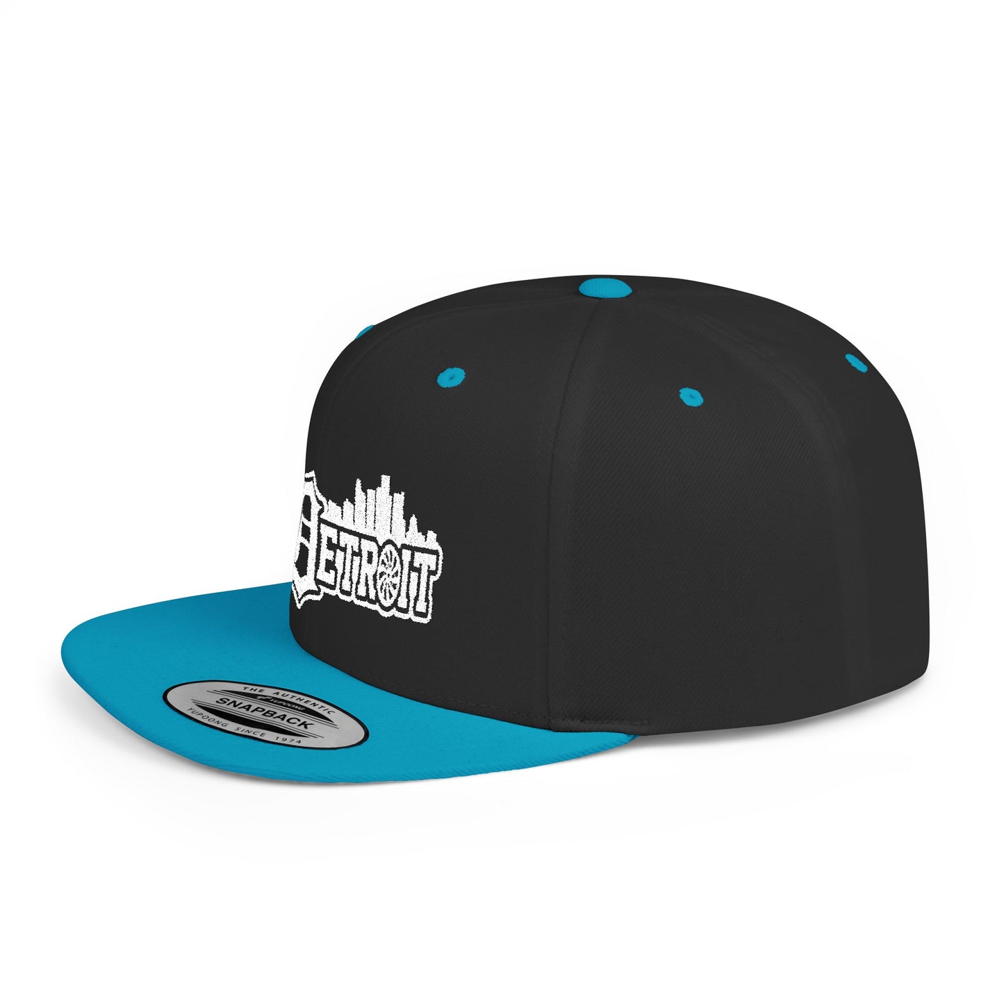Big pipes detroit Flat Bill Snapback