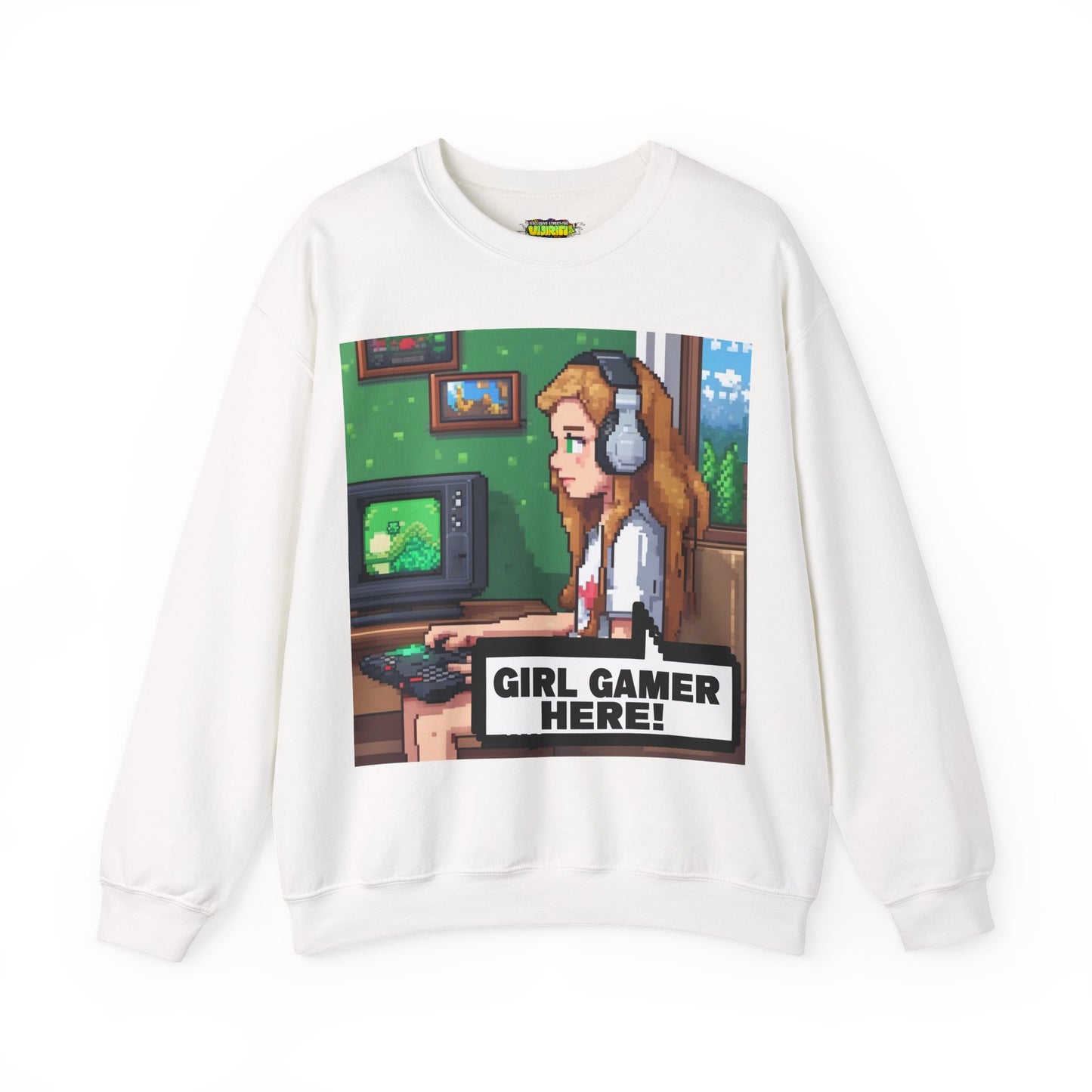 Retro Gamer Sweatshirt | Cozy Crewneck for Gaming Lovers, Video Game Gift, Casual Wear, Unisex Apparel, Perfect for Gamers