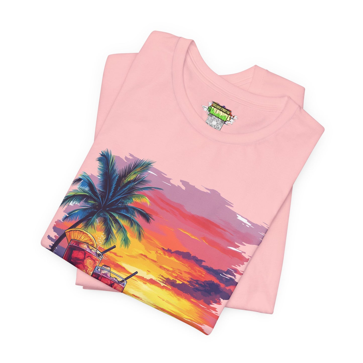 Tropical Sunset Tee - Perfect for Summer Vibes, Beach Days, Relaxation, Gifts, Vacation
